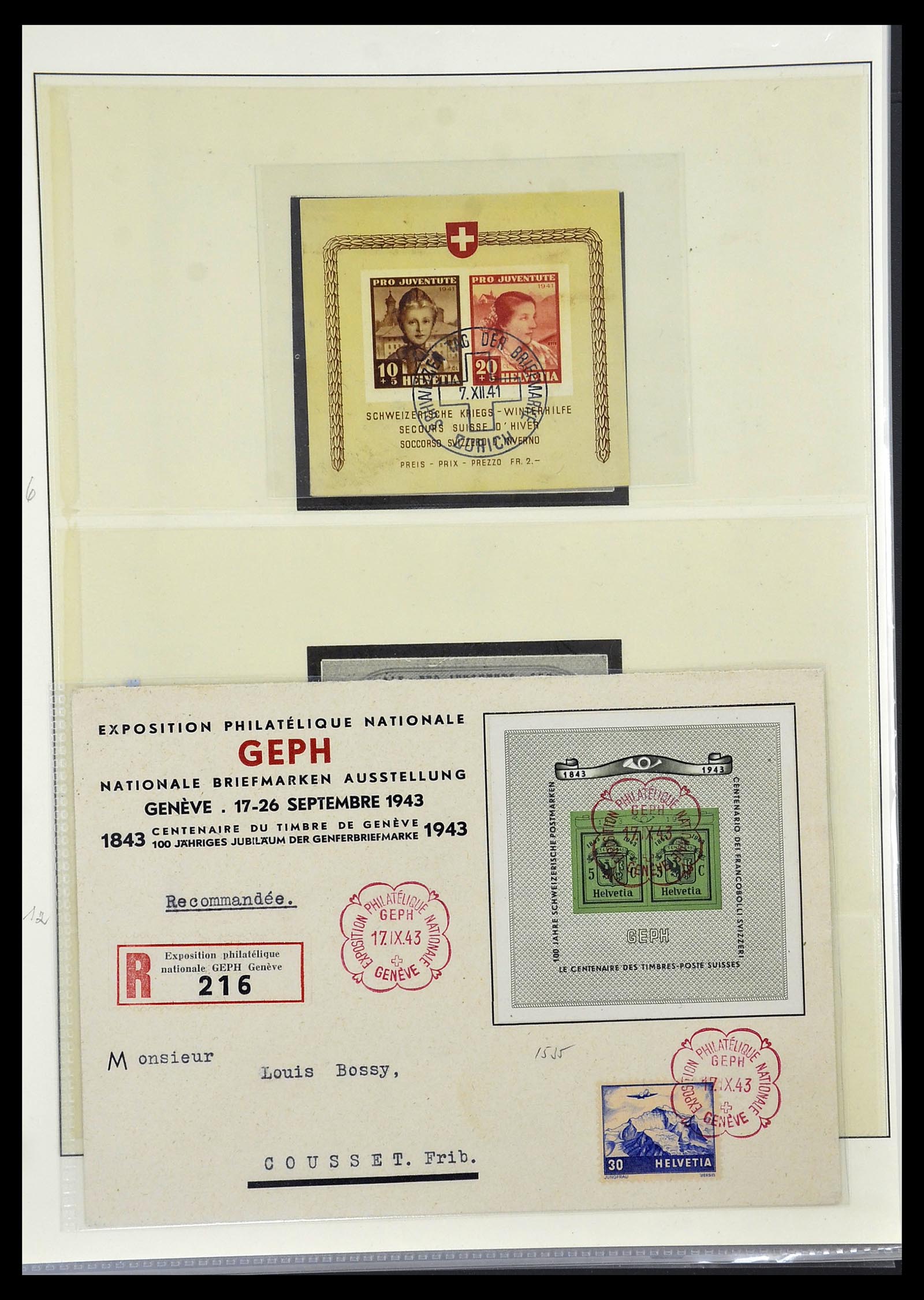 33955 034 - Stamp collection 33955 Switzerland 1850-2009.