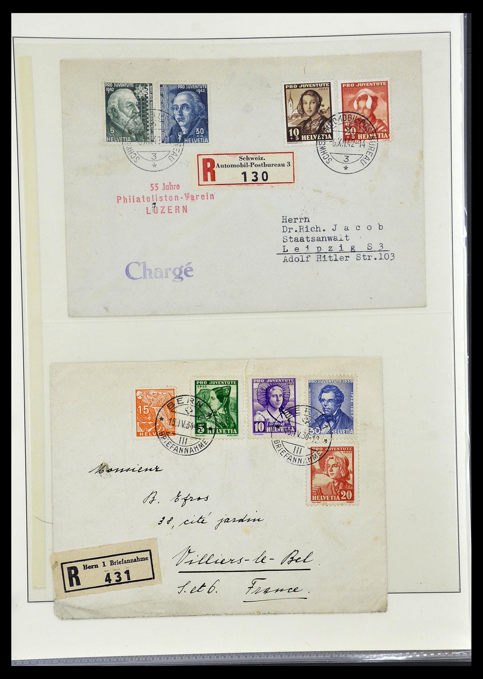 33955 037 - Stamp collection 33955 Switzerland 1850-2009.