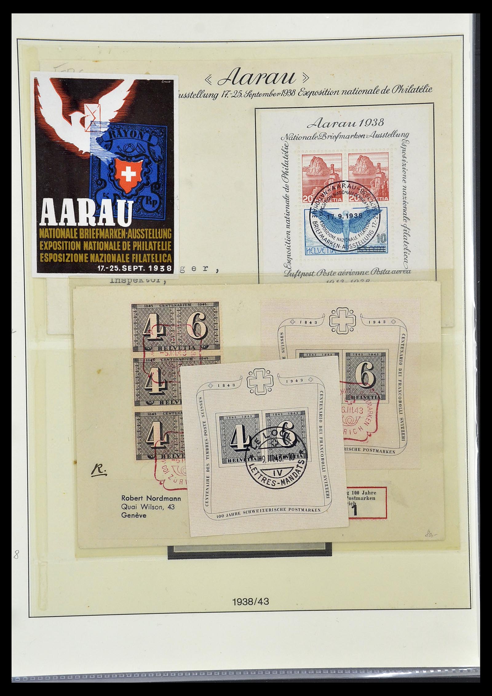 33955 038 - Stamp collection 33955 Switzerland 1850-2009.