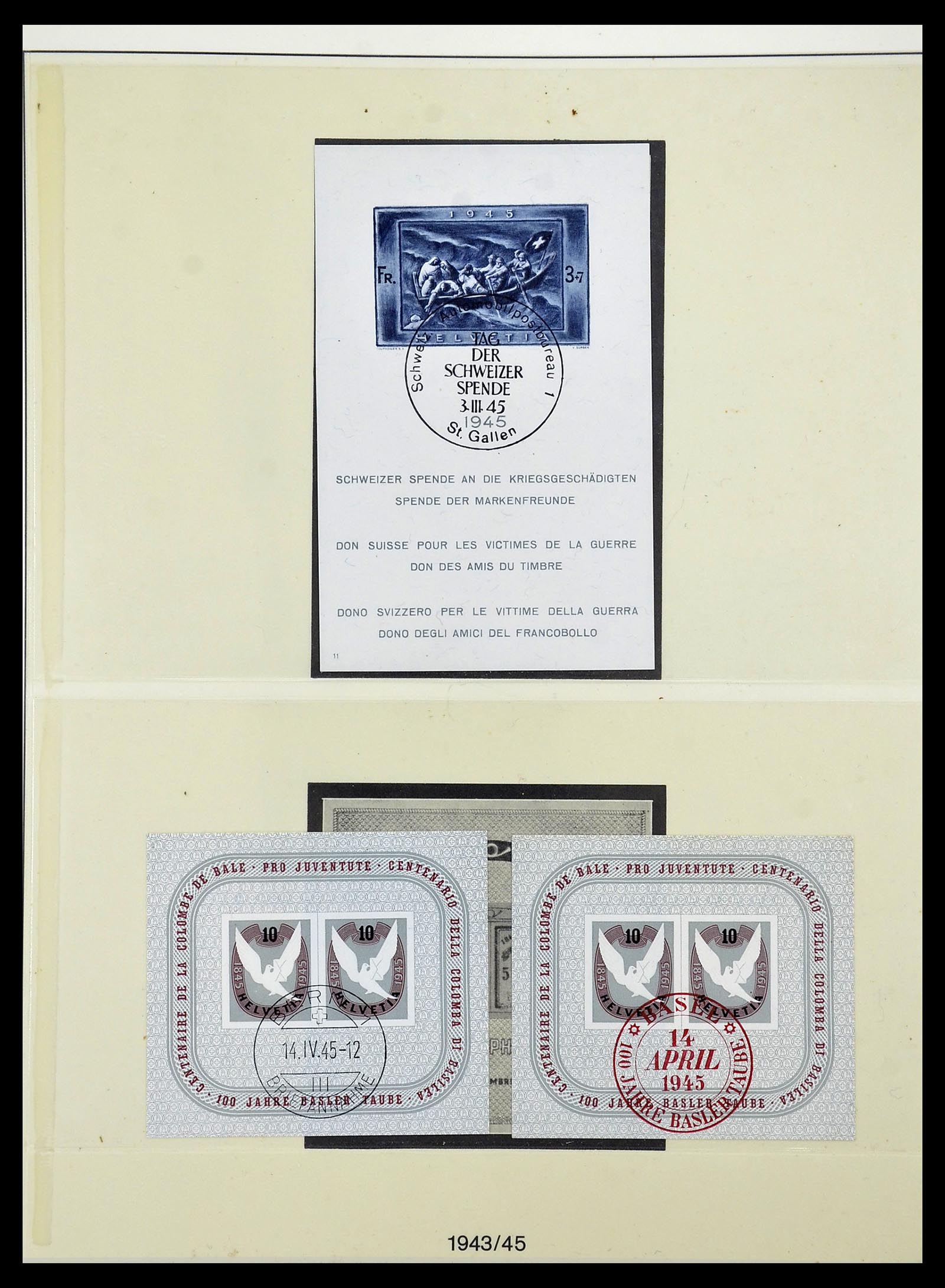 33955 043 - Stamp collection 33955 Switzerland 1850-2009.