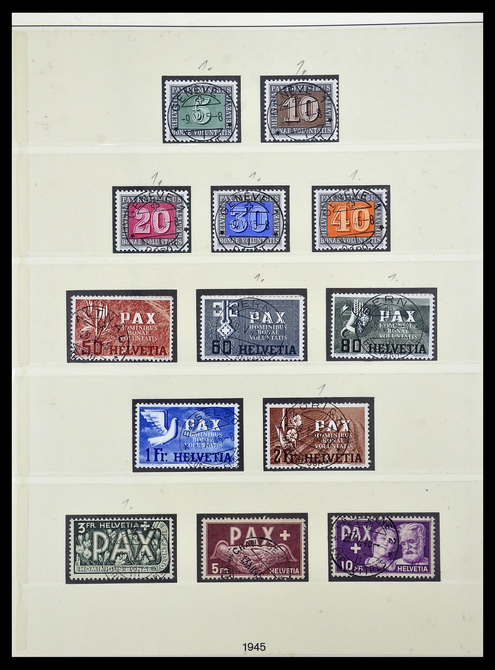 33955 044 - Stamp collection 33955 Switzerland 1850-2009.