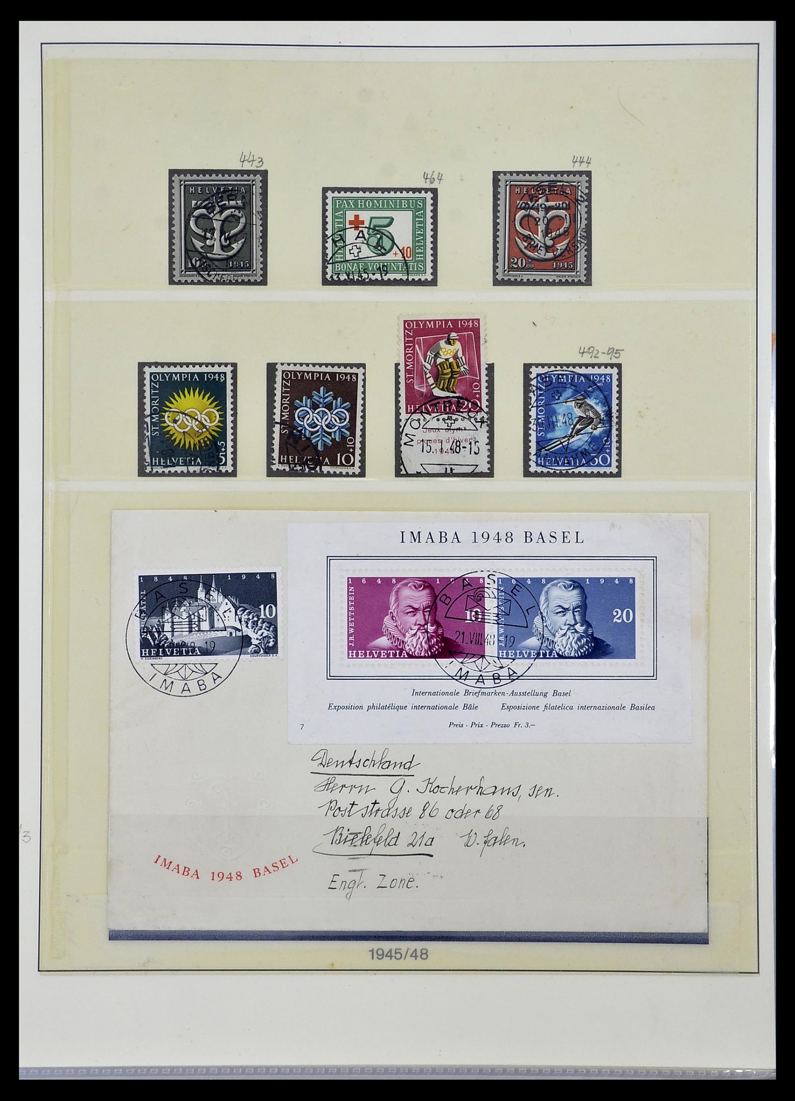 33955 046 - Stamp collection 33955 Switzerland 1850-2009.