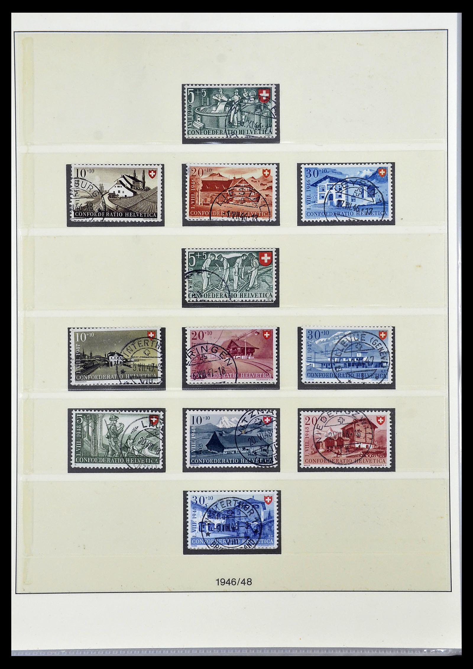 33955 049 - Stamp collection 33955 Switzerland 1850-2009.