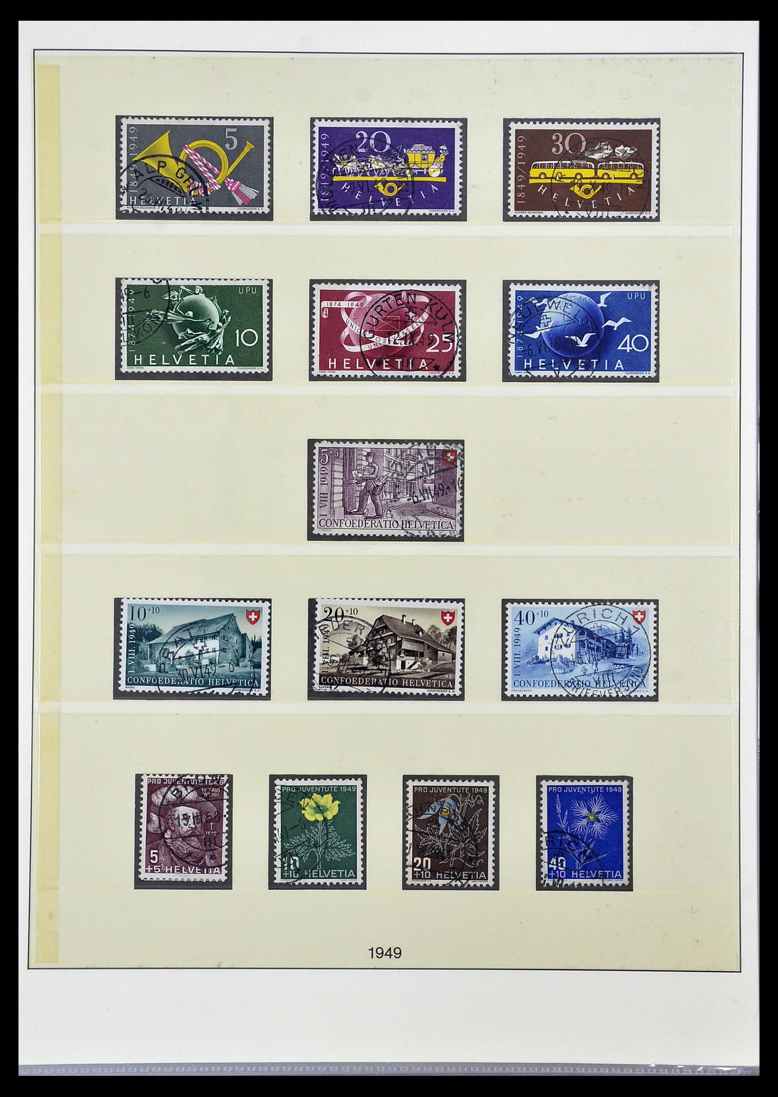 33955 050 - Stamp collection 33955 Switzerland 1850-2009.