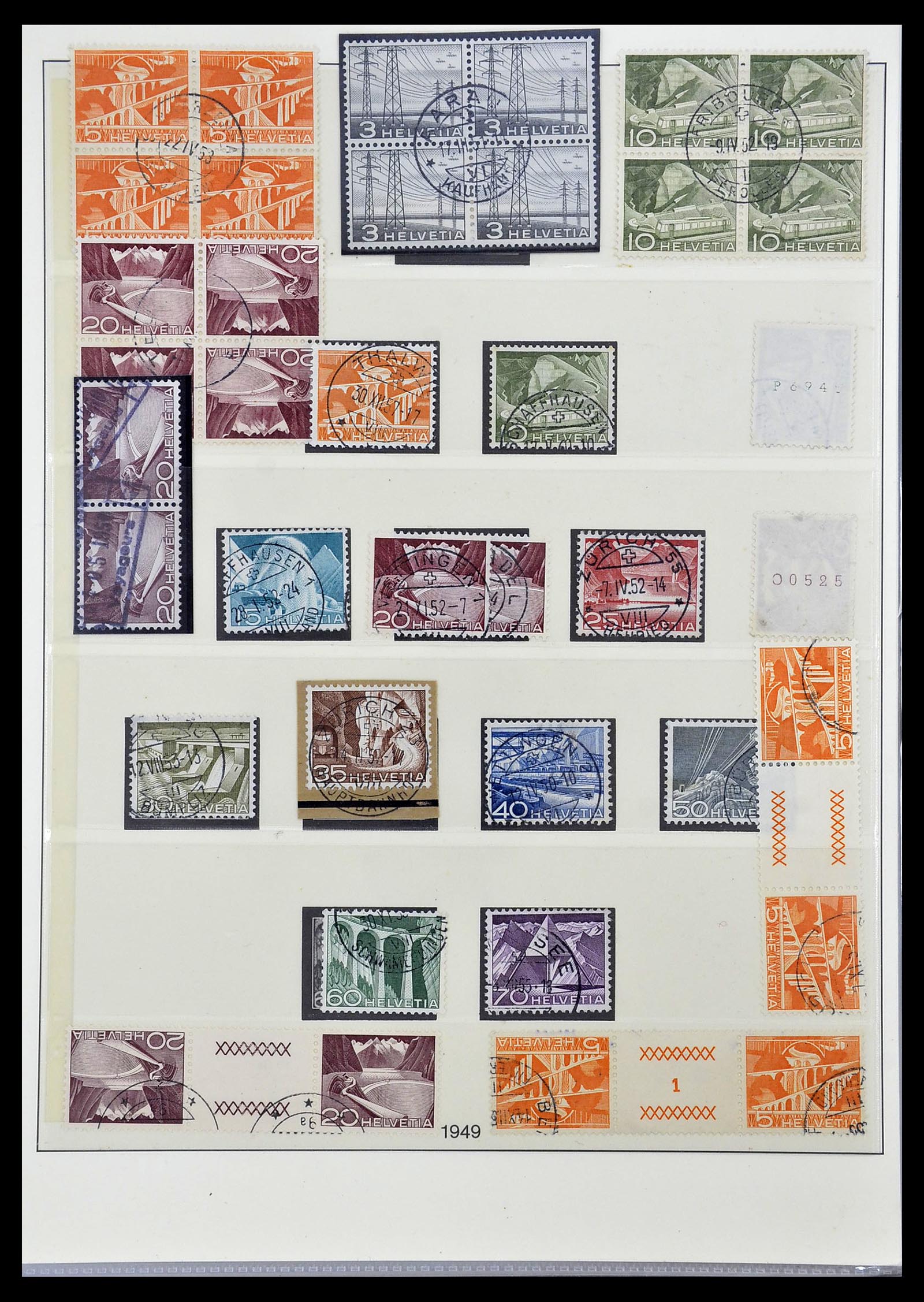 33955 051 - Stamp collection 33955 Switzerland 1850-2009.