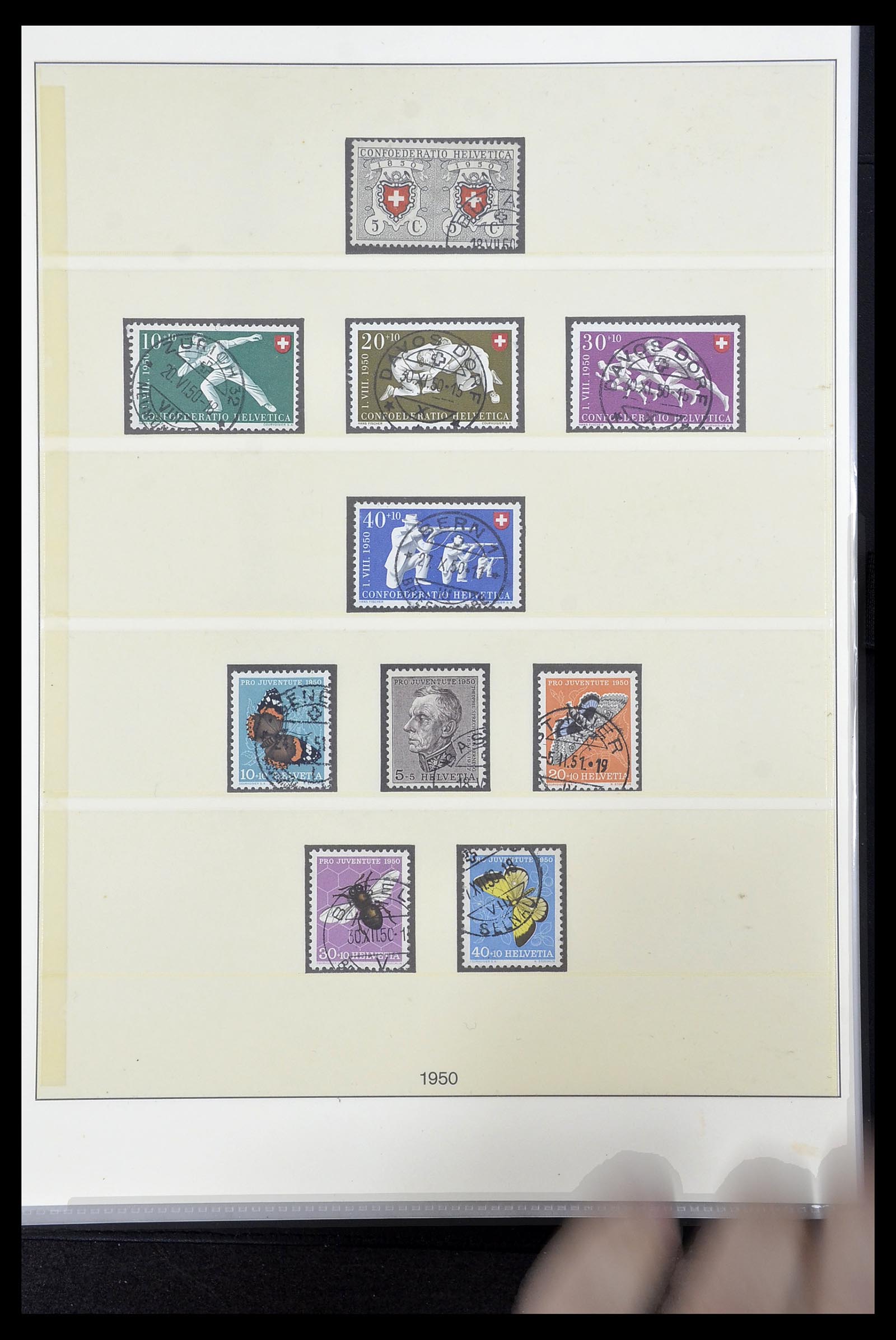 33955 052 - Stamp collection 33955 Switzerland 1850-2009.