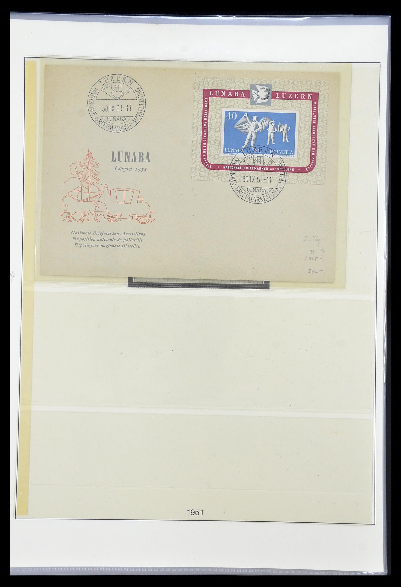 33955 054 - Stamp collection 33955 Switzerland 1850-2009.