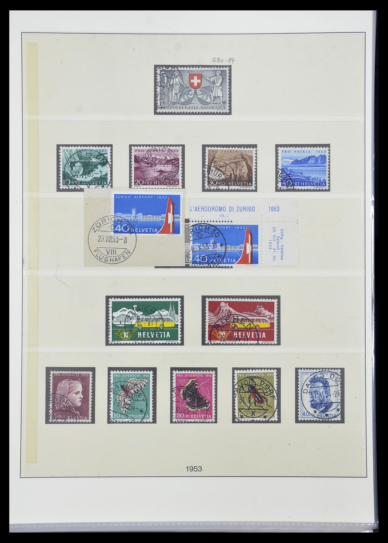 33955 056 - Stamp collection 33955 Switzerland 1850-2009.