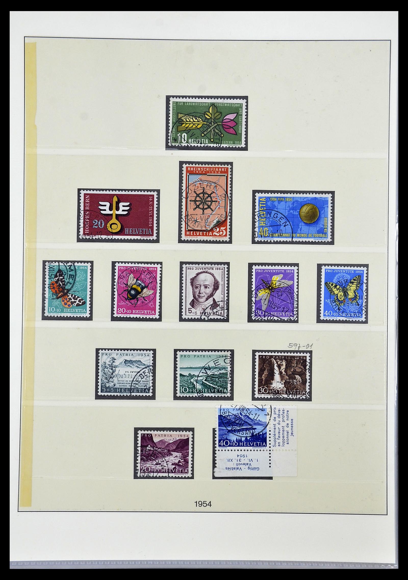 33955 057 - Stamp collection 33955 Switzerland 1850-2009.