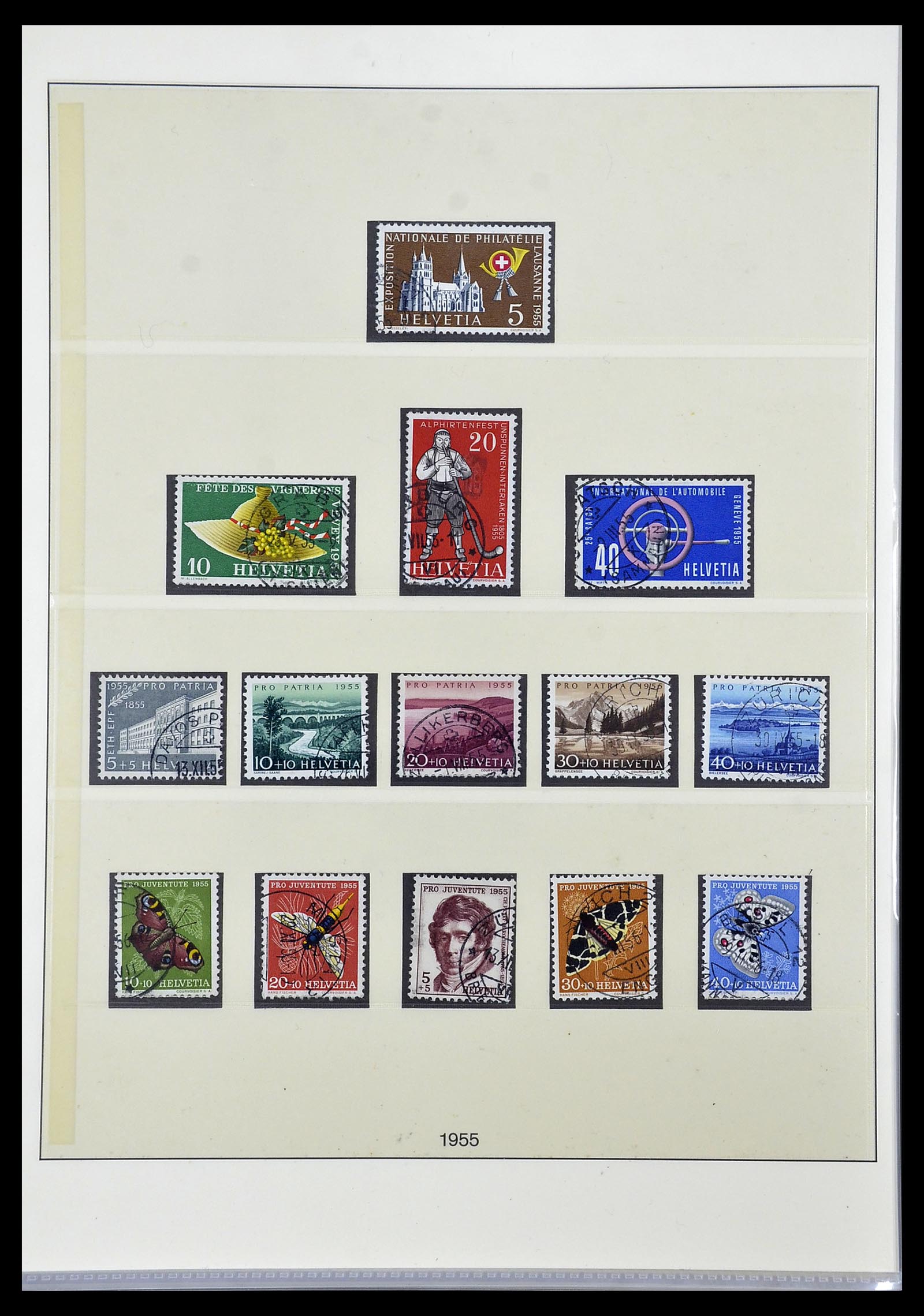 33955 058 - Stamp collection 33955 Switzerland 1850-2009.