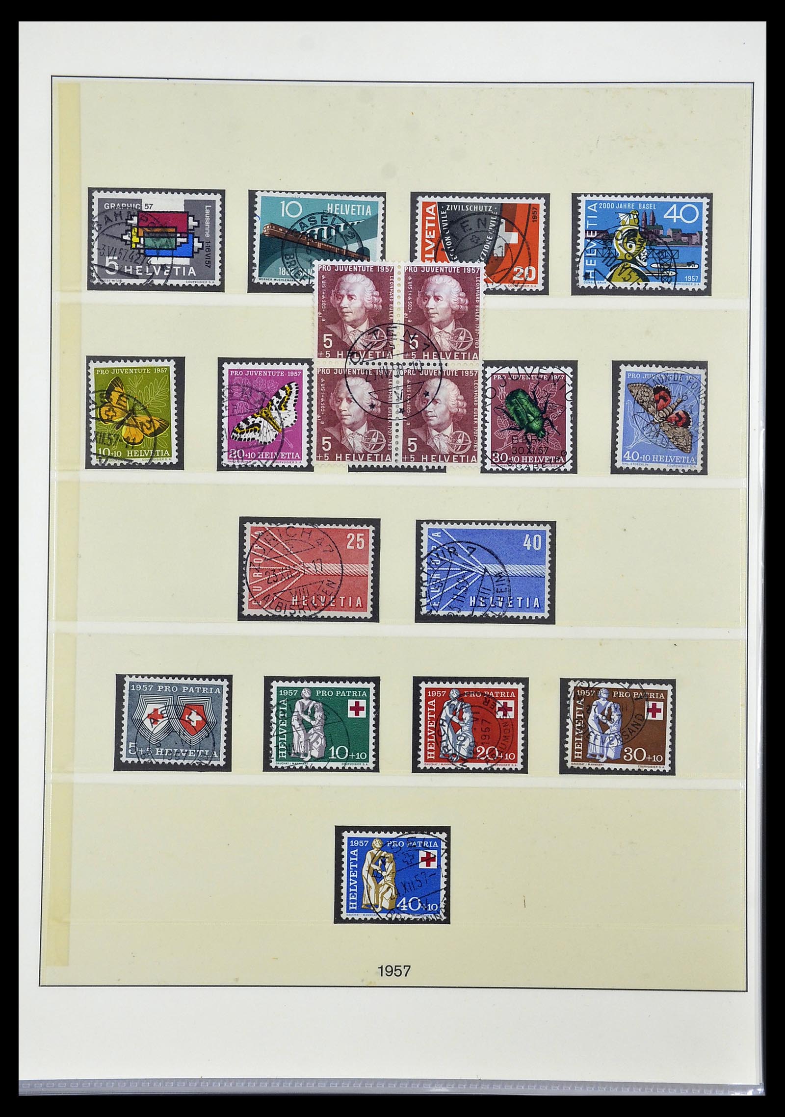 33955 061 - Stamp collection 33955 Switzerland 1850-2009.