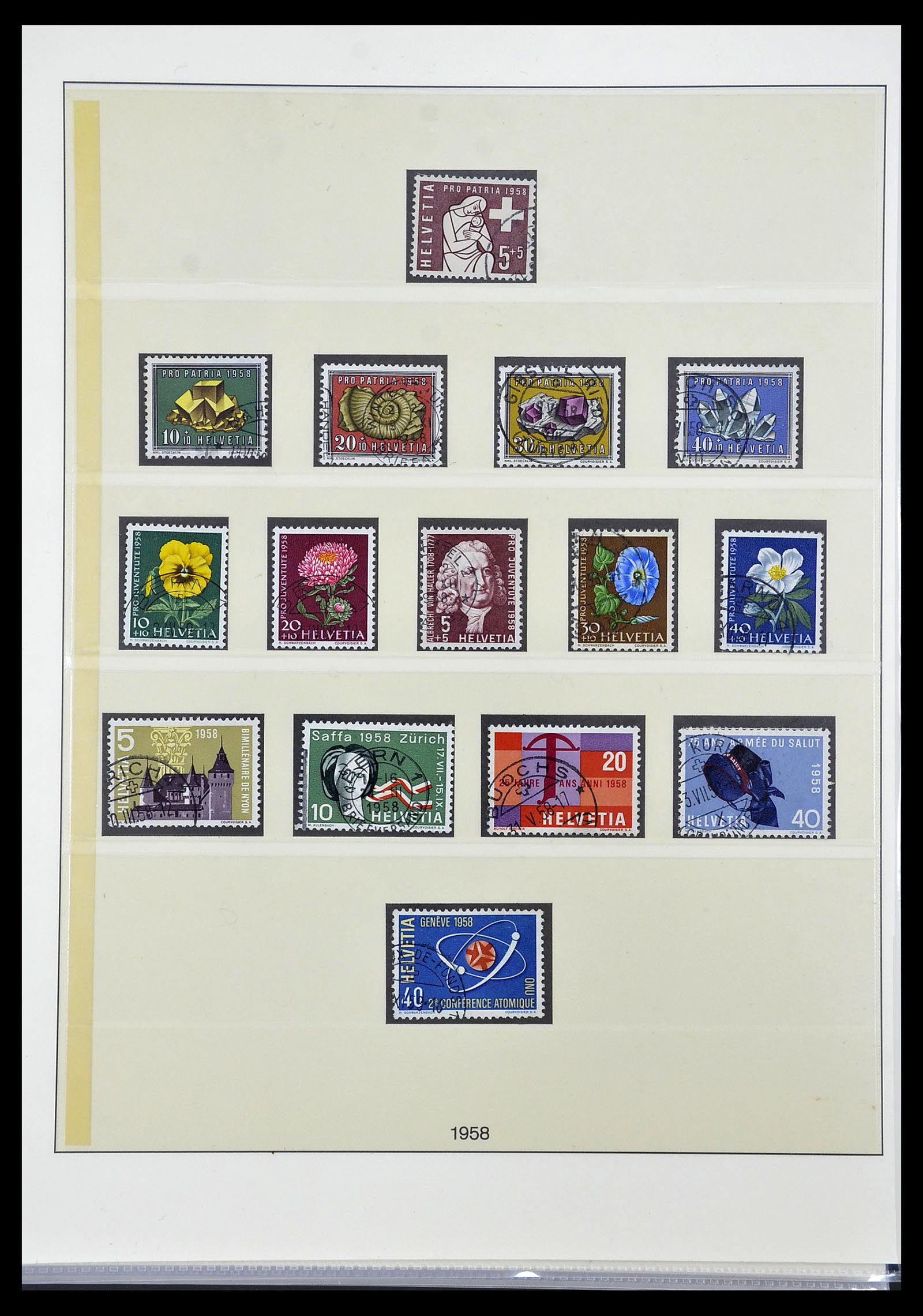 33955 062 - Stamp collection 33955 Switzerland 1850-2009.