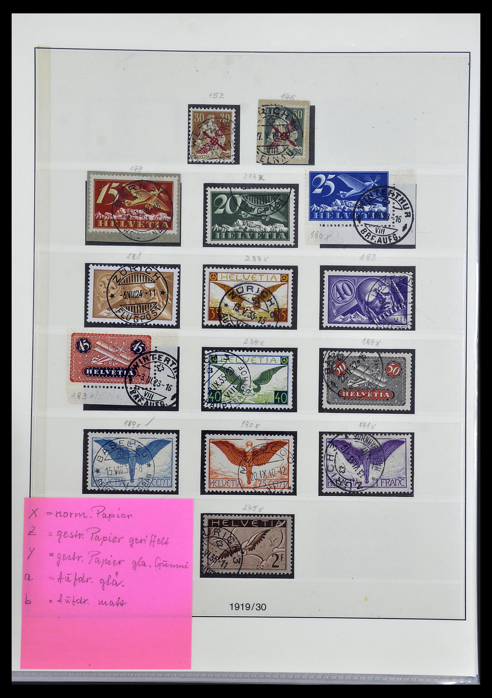 33955 066 - Stamp collection 33955 Switzerland 1850-2009.