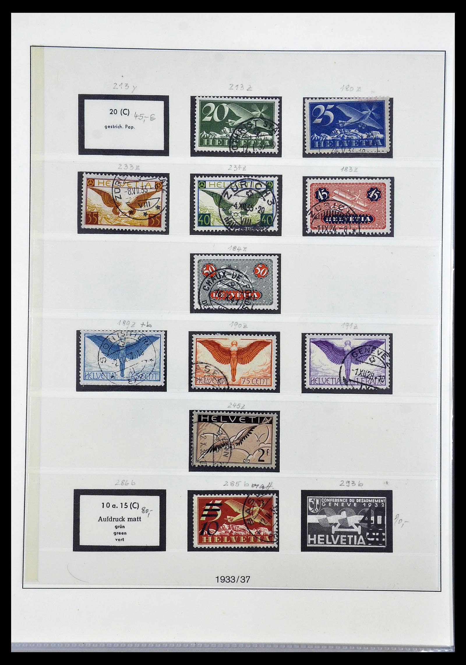 33955 068 - Stamp collection 33955 Switzerland 1850-2009.