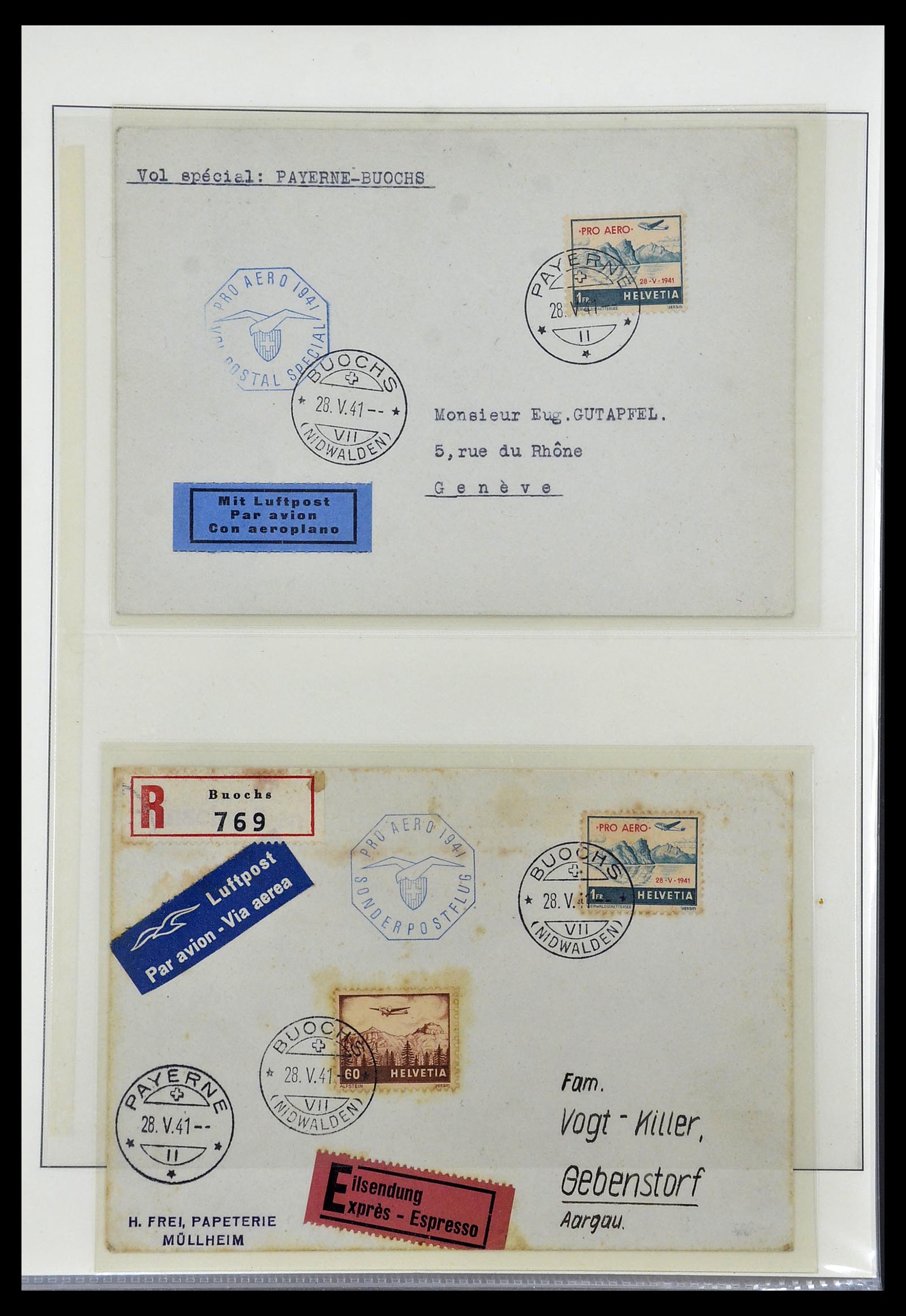 33955 074 - Stamp collection 33955 Switzerland 1850-2009.