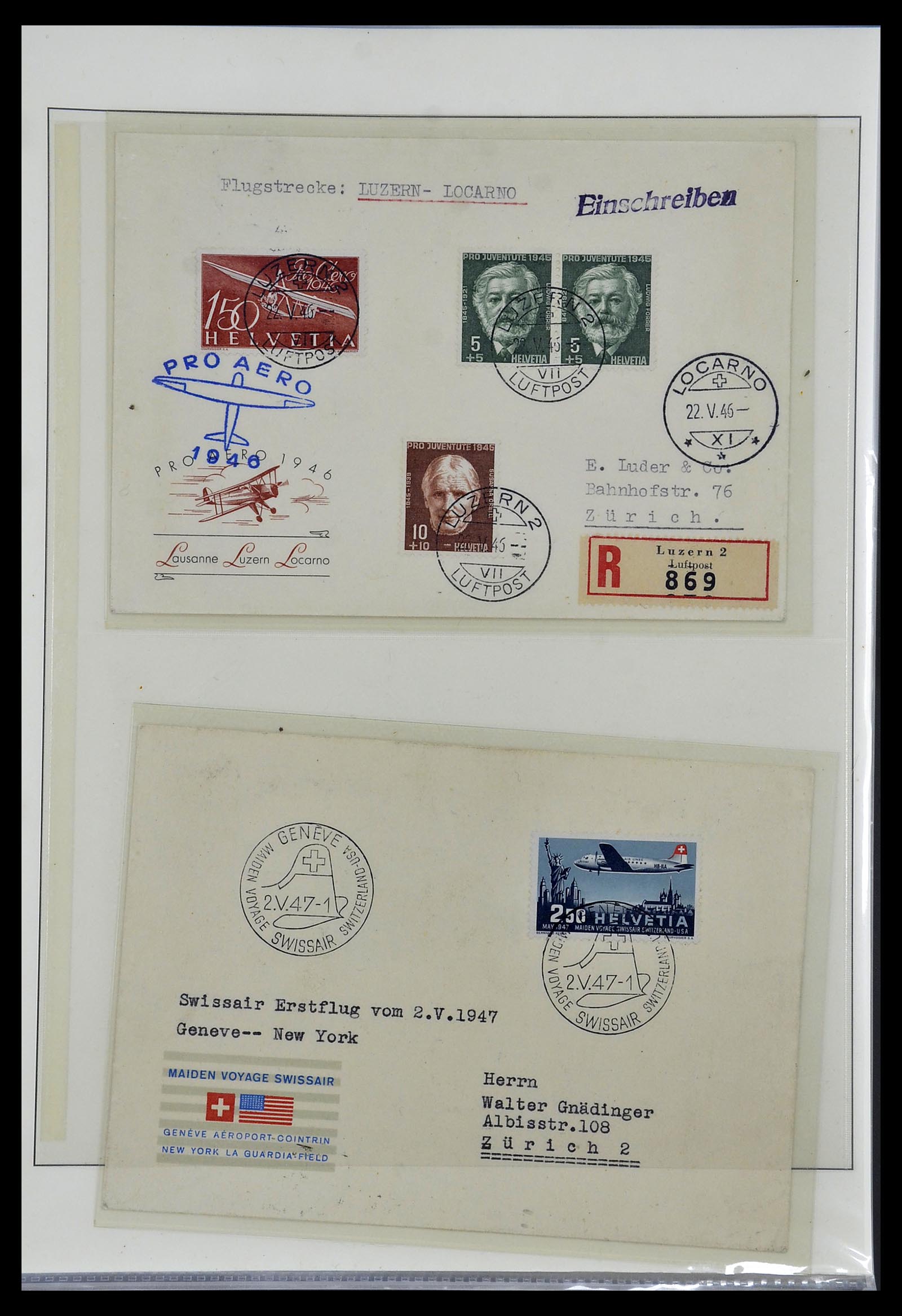 33955 076 - Stamp collection 33955 Switzerland 1850-2009.