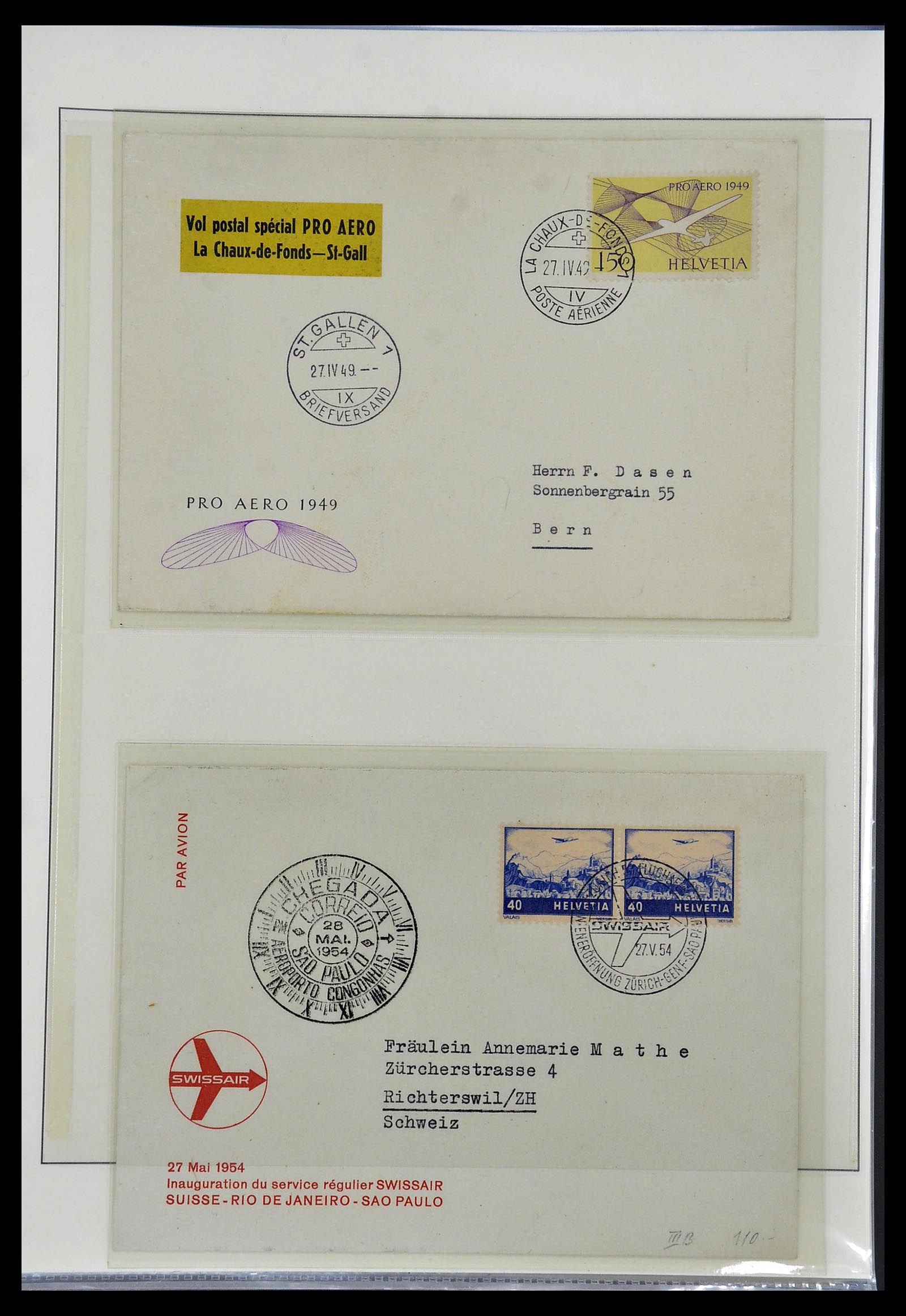 33955 077 - Stamp collection 33955 Switzerland 1850-2009.