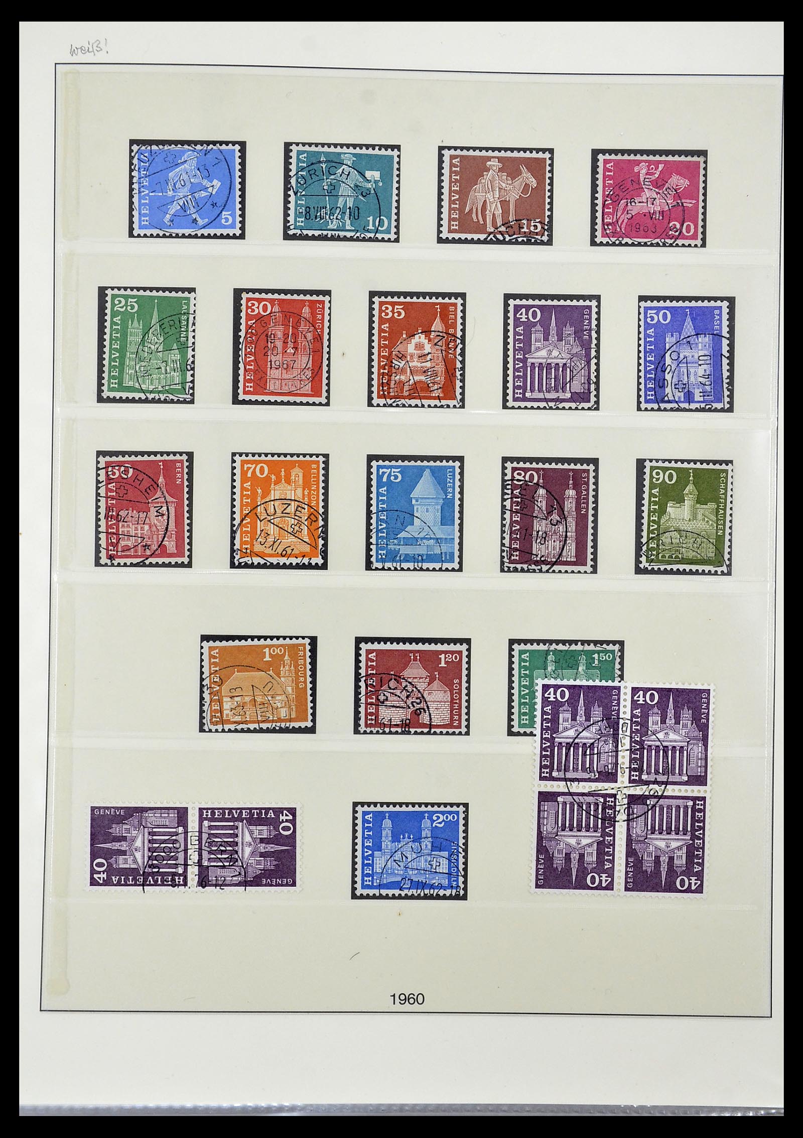 33955 087 - Stamp collection 33955 Switzerland 1850-2009.