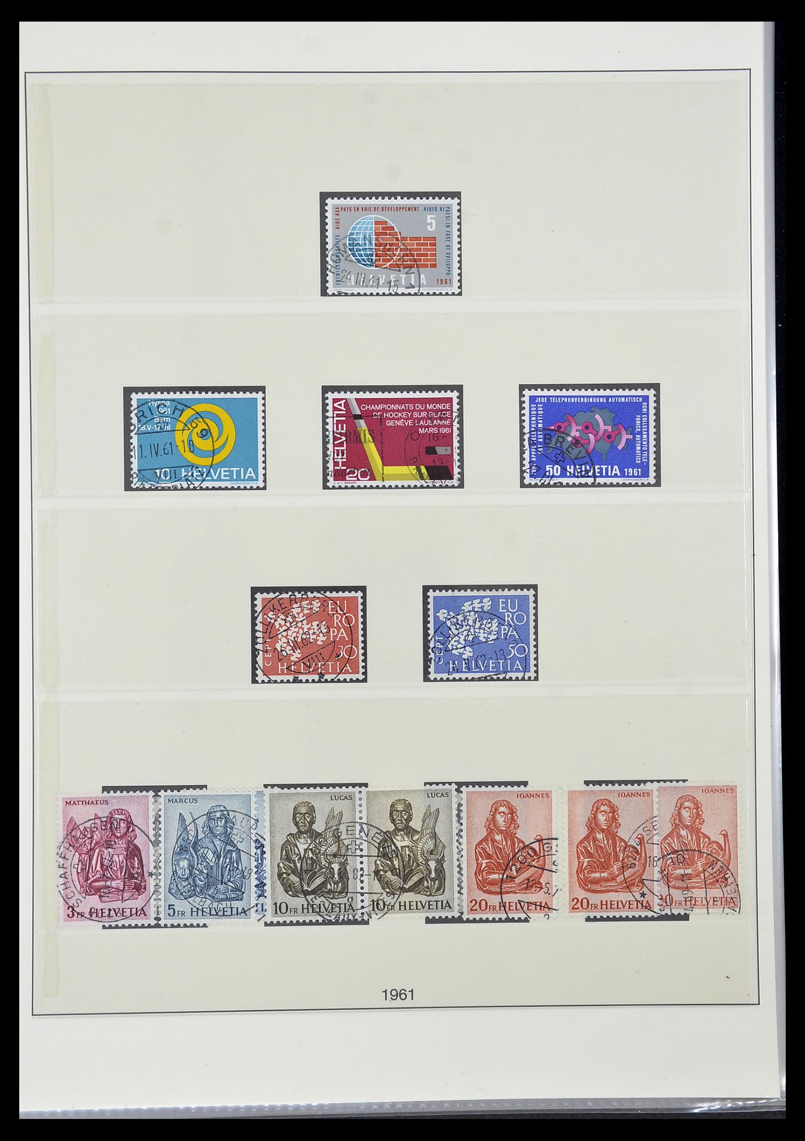 33955 092 - Stamp collection 33955 Switzerland 1850-2009.