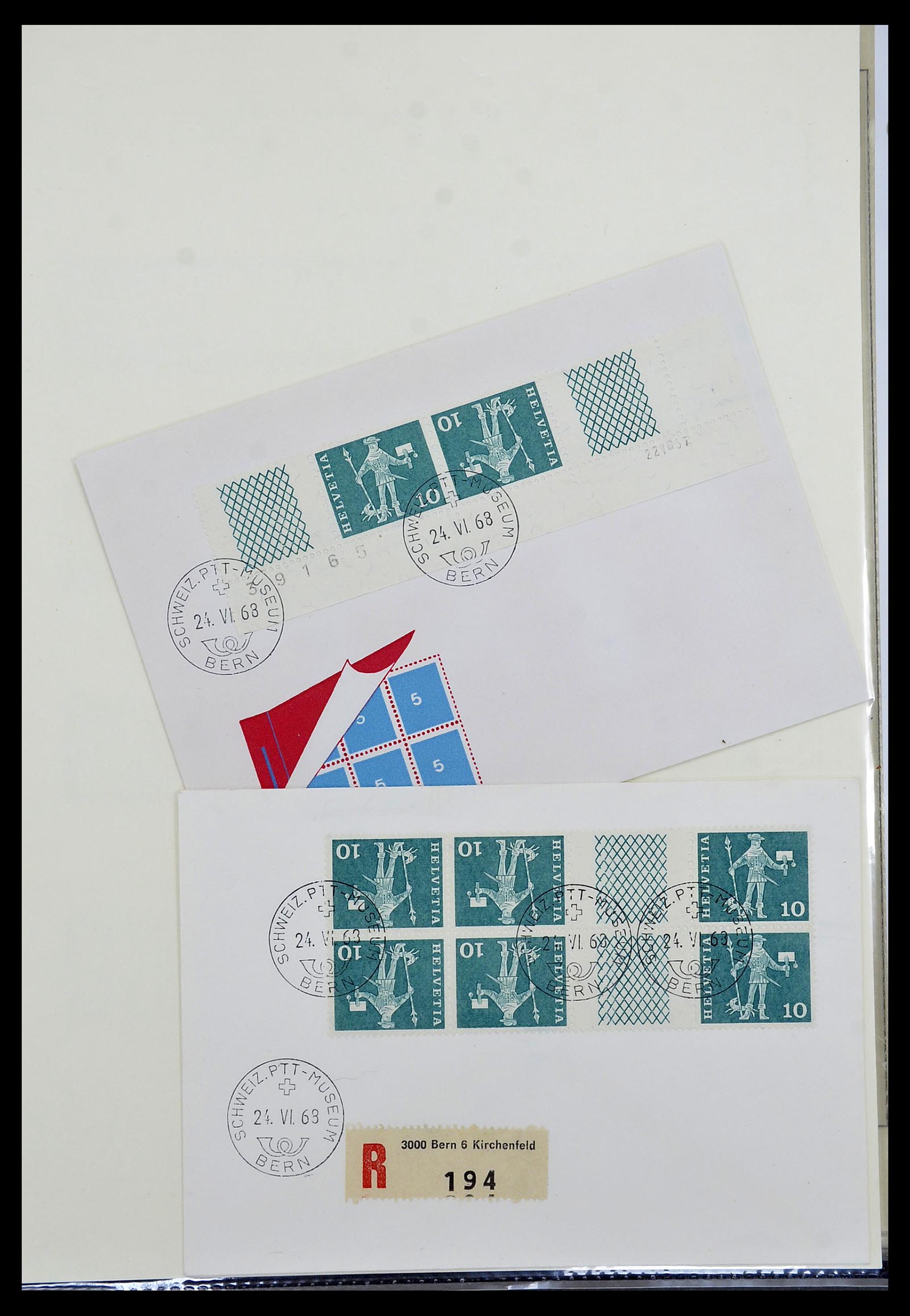 33955 093 - Stamp collection 33955 Switzerland 1850-2009.