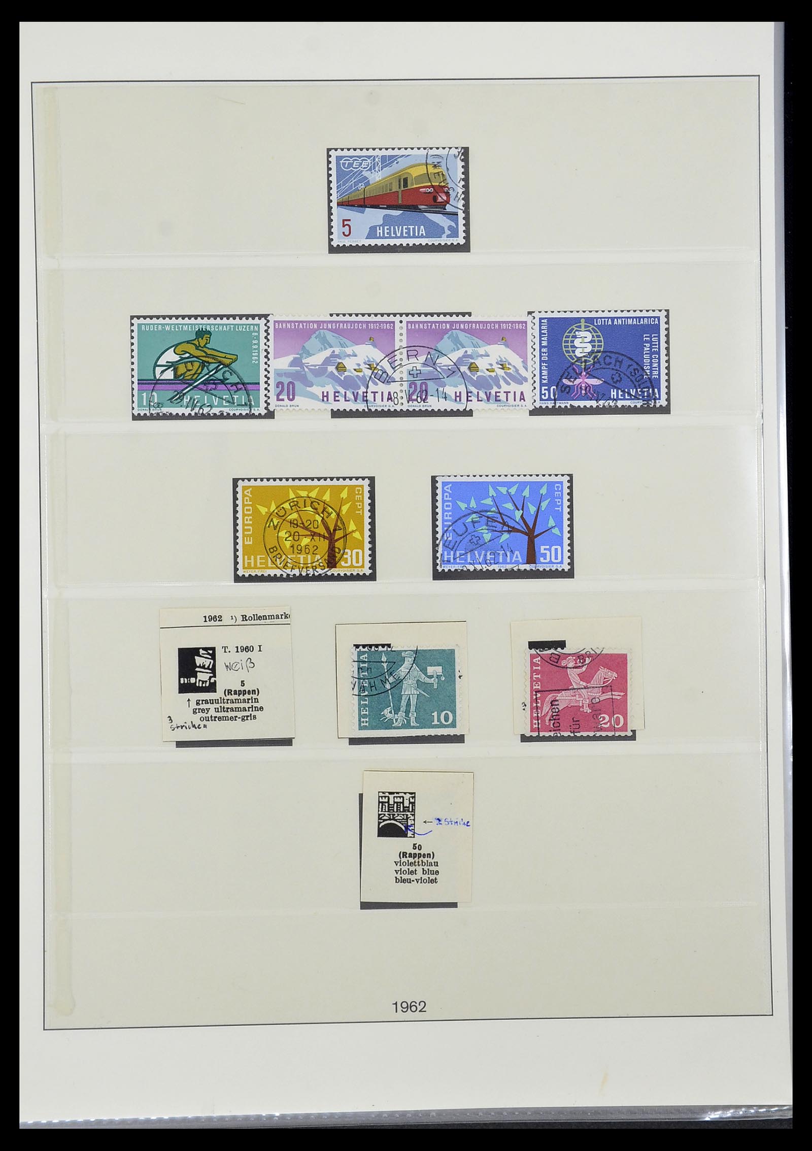 33955 095 - Stamp collection 33955 Switzerland 1850-2009.