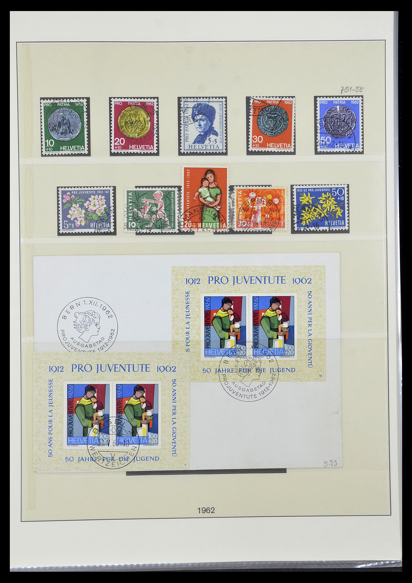 33955 096 - Stamp collection 33955 Switzerland 1850-2009.