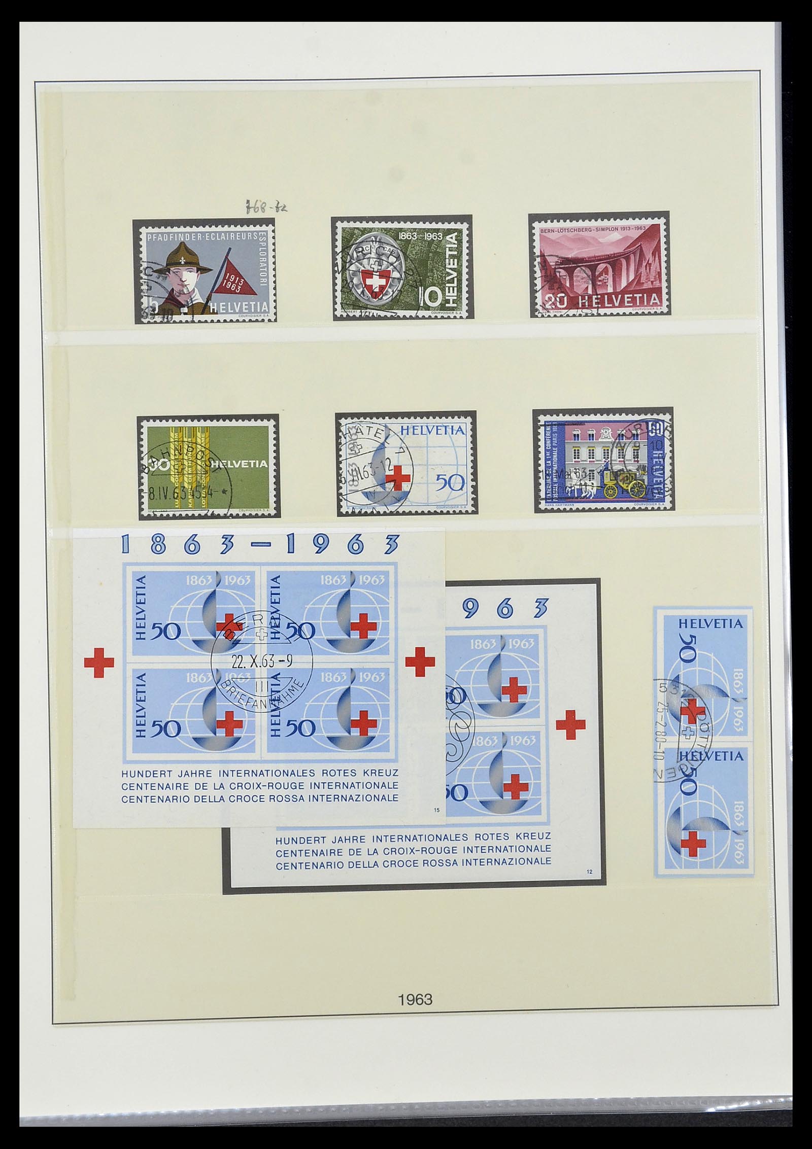 33955 098 - Stamp collection 33955 Switzerland 1850-2009.