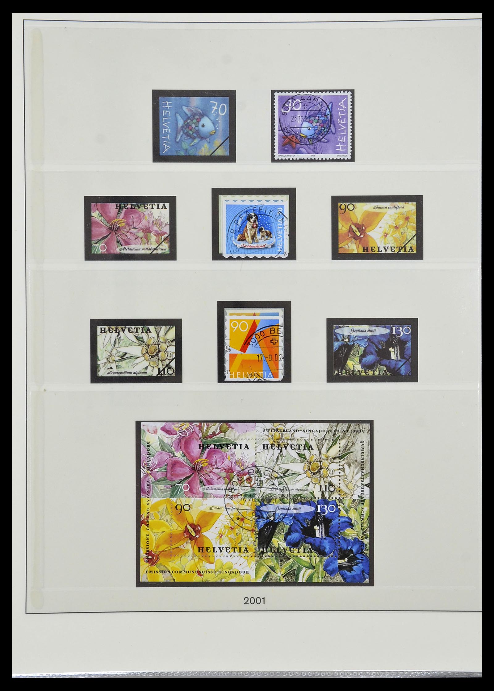 33955 224 - Stamp collection 33955 Switzerland 1850-2009.
