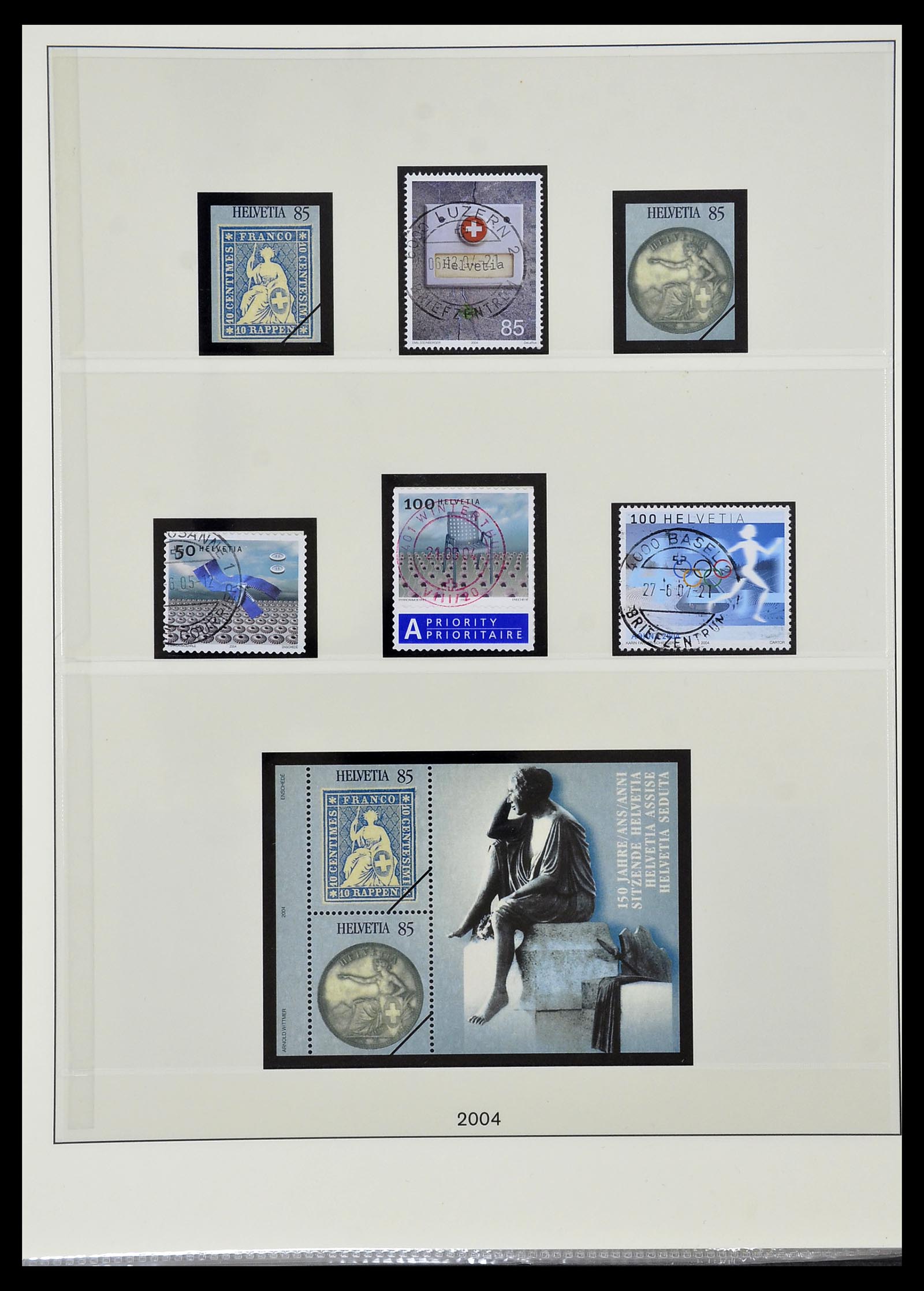 33955 242 - Stamp collection 33955 Switzerland 1850-2009.
