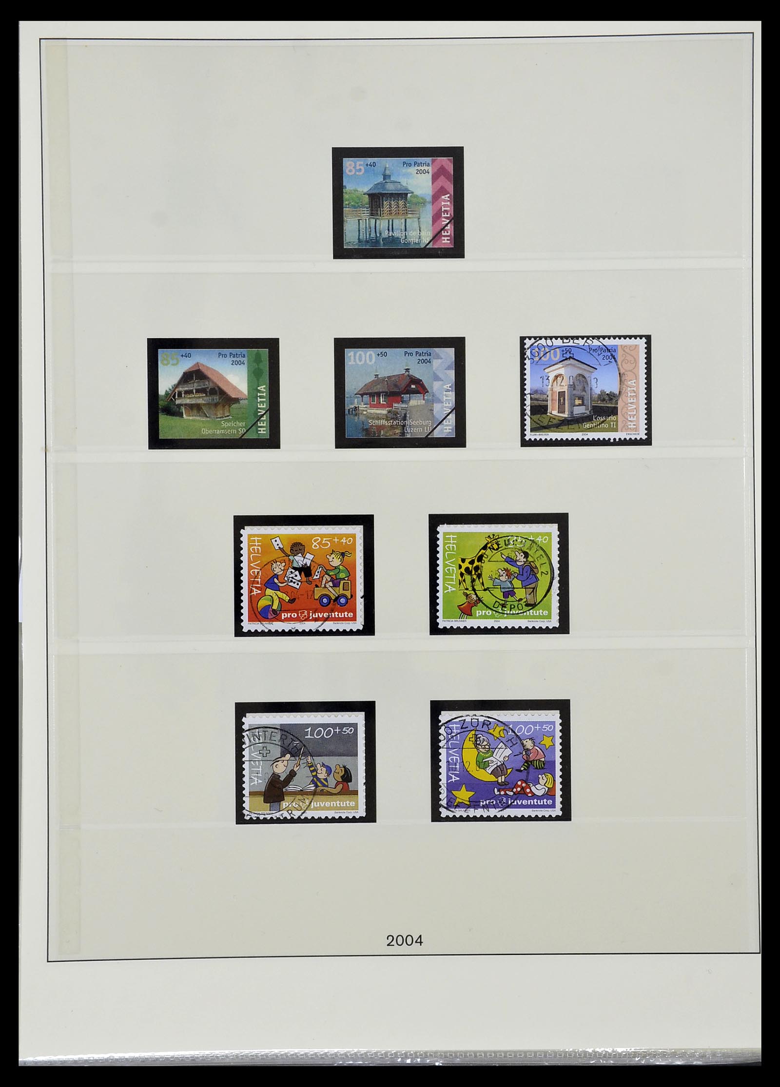 33955 244 - Stamp collection 33955 Switzerland 1850-2009.