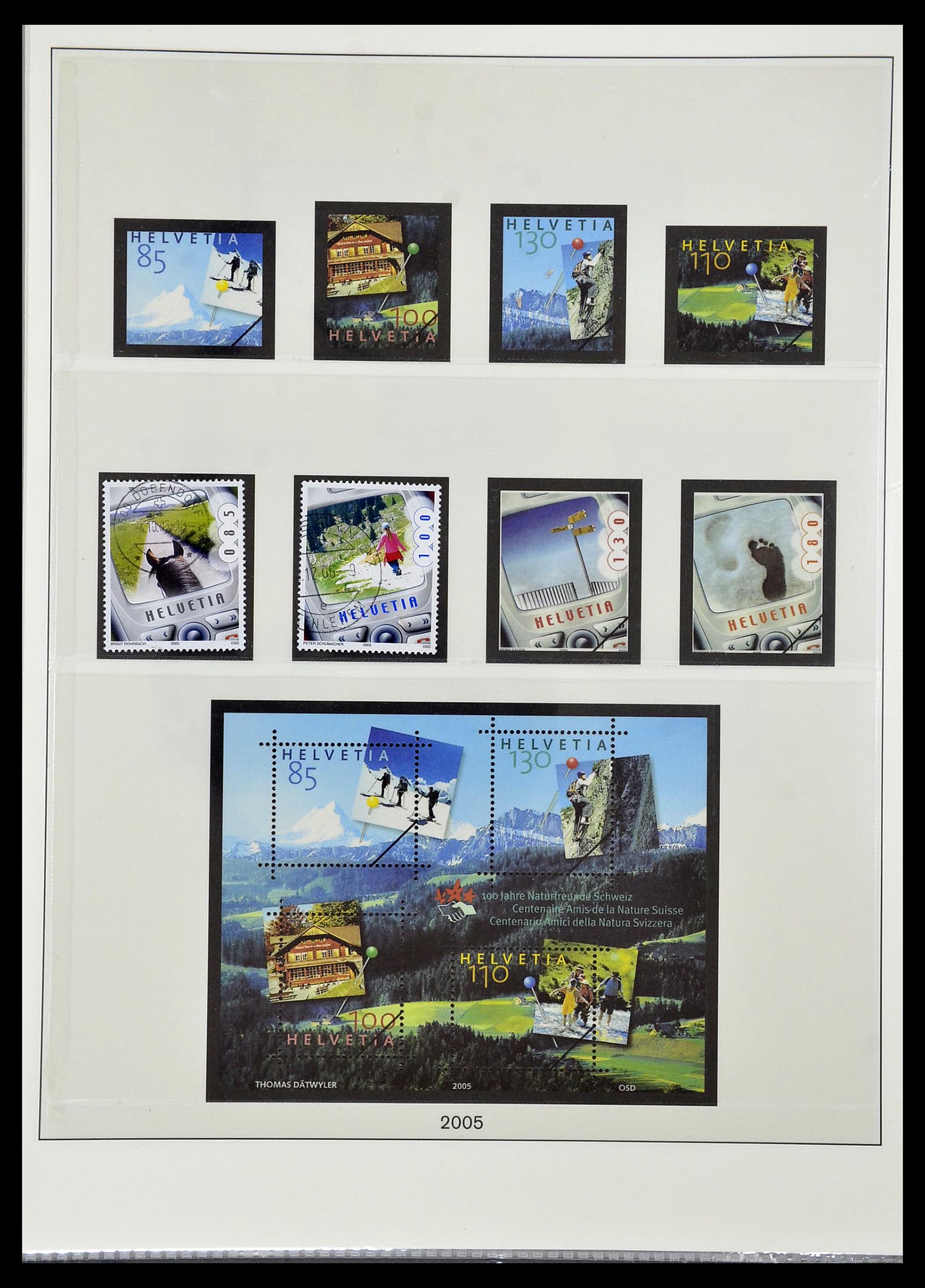 33955 248 - Stamp collection 33955 Switzerland 1850-2009.