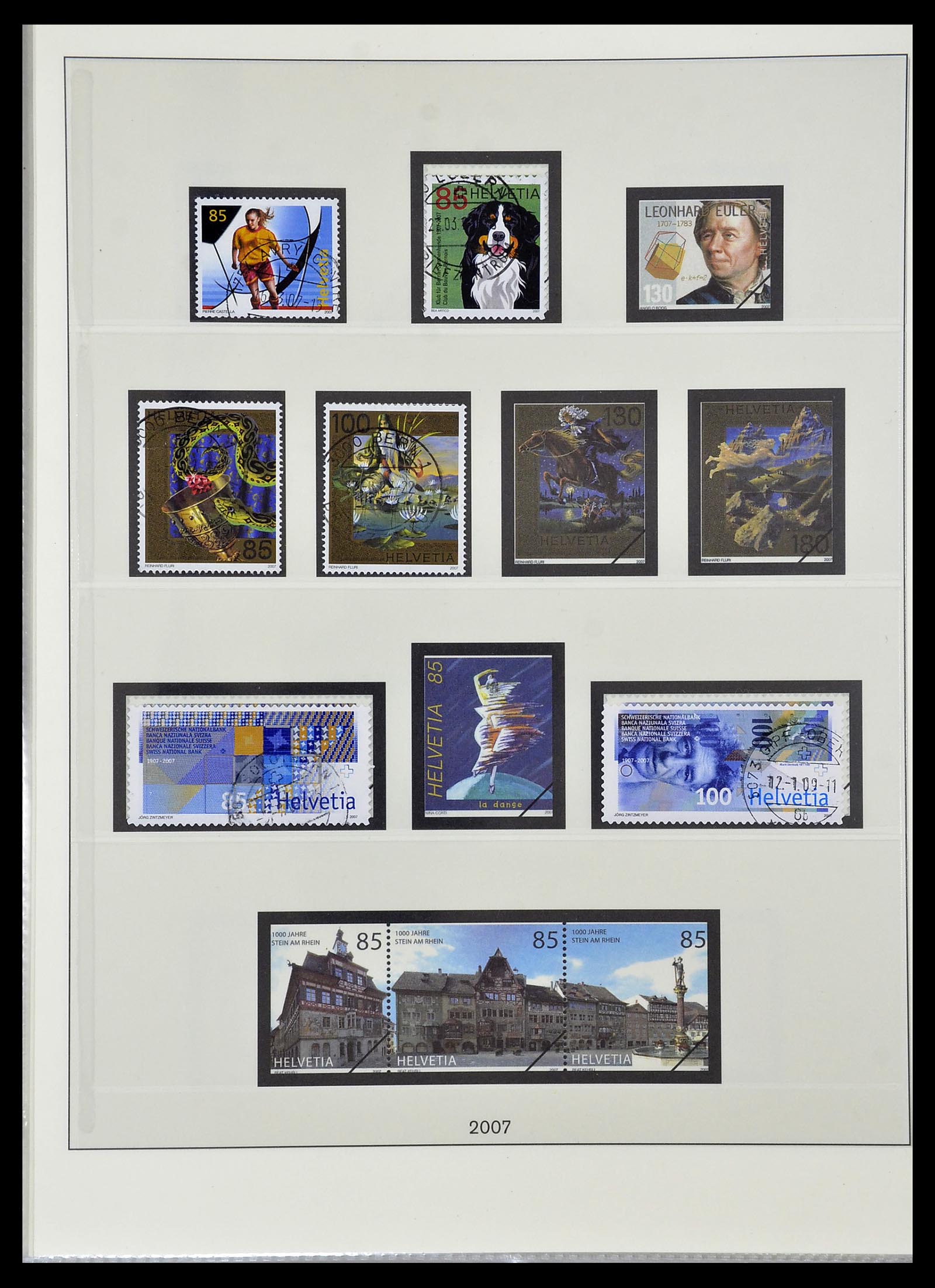 33955 255 - Stamp collection 33955 Switzerland 1850-2009.