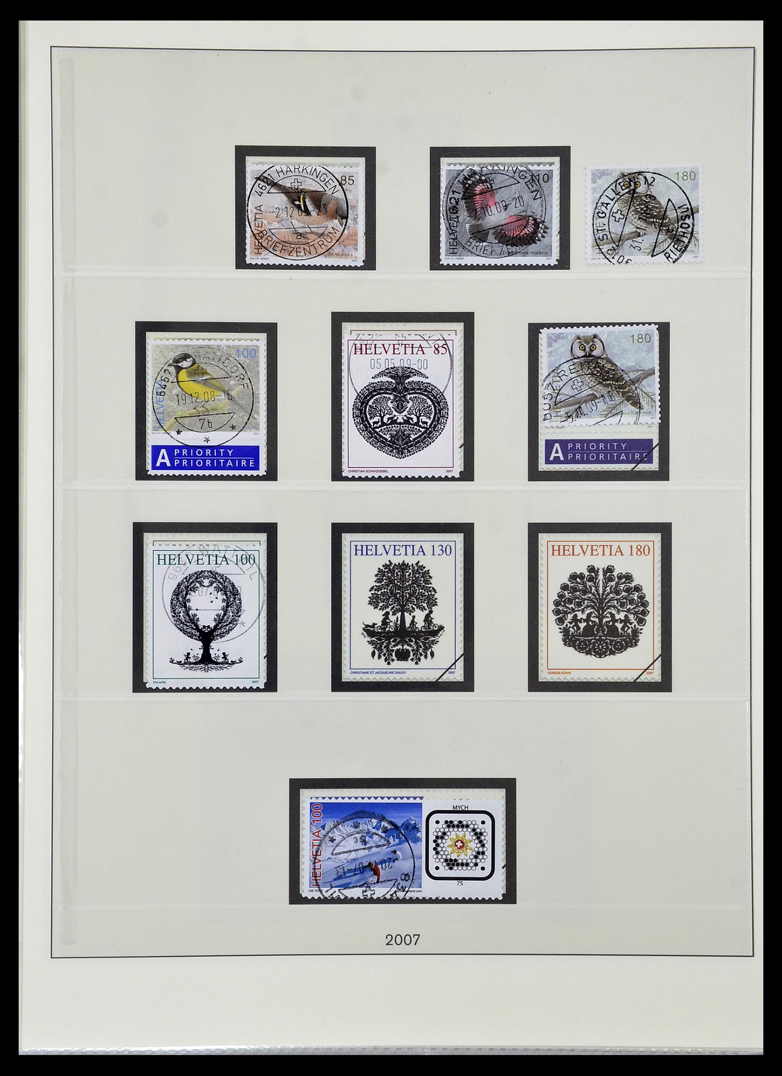 33955 257 - Stamp collection 33955 Switzerland 1850-2009.