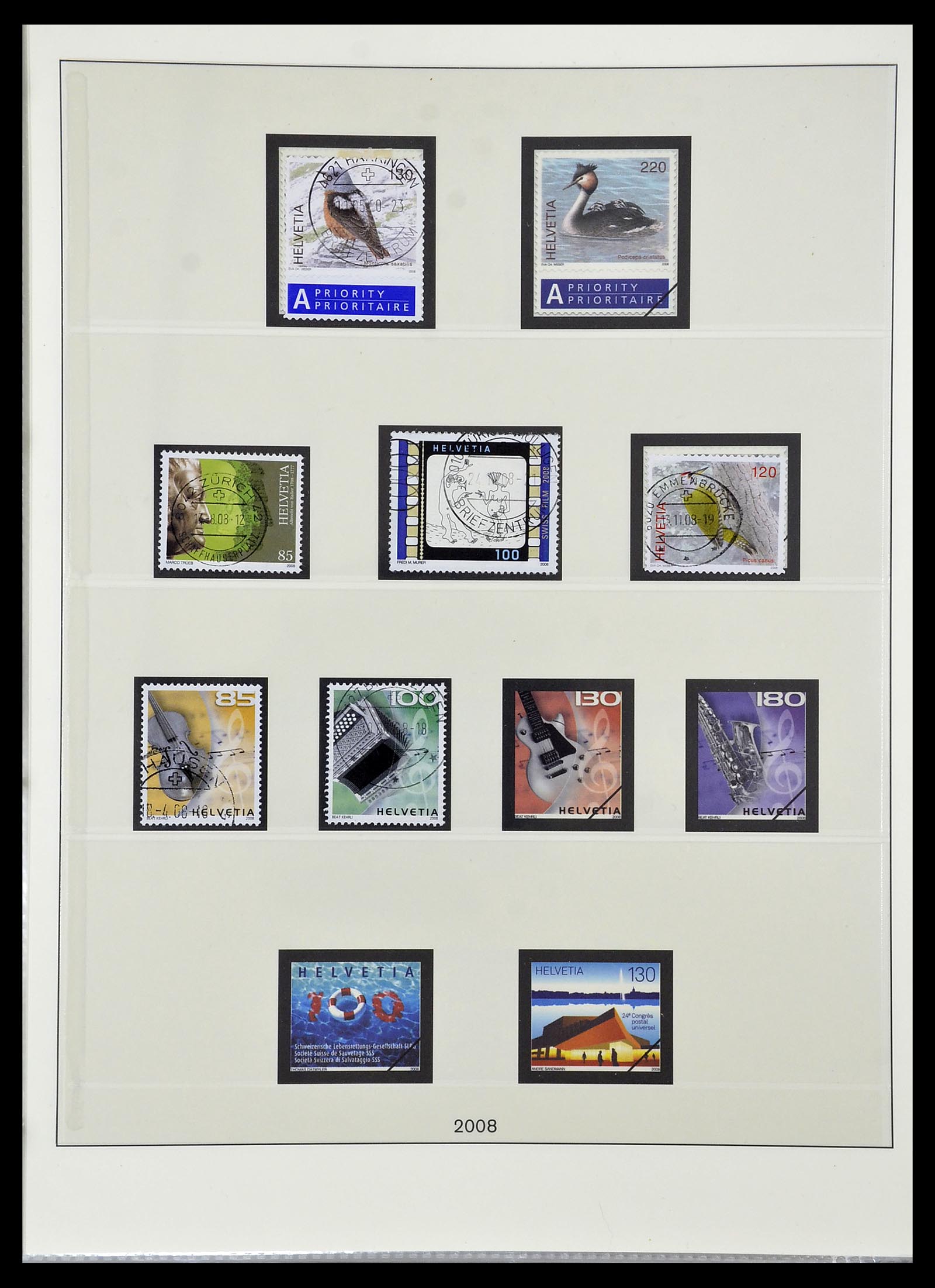 33955 261 - Stamp collection 33955 Switzerland 1850-2009.
