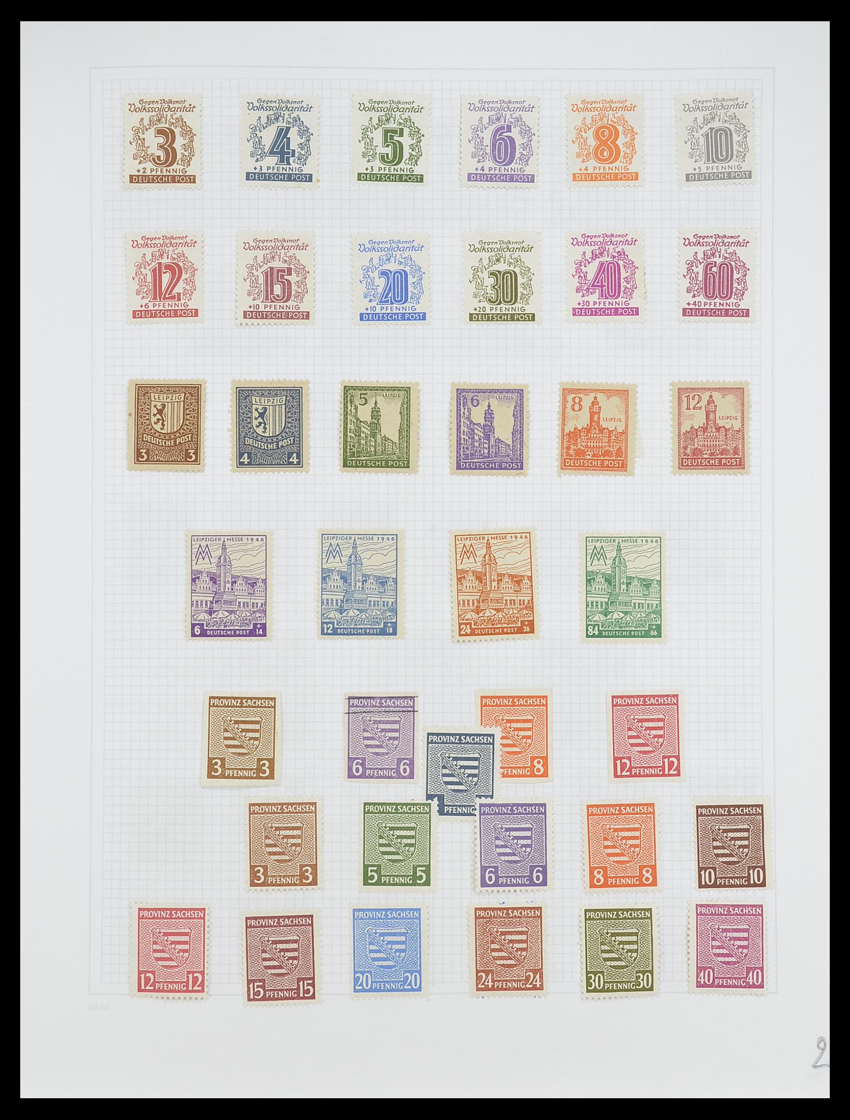33956 002 - Stamp collection 33956 Germany 1945-1969.