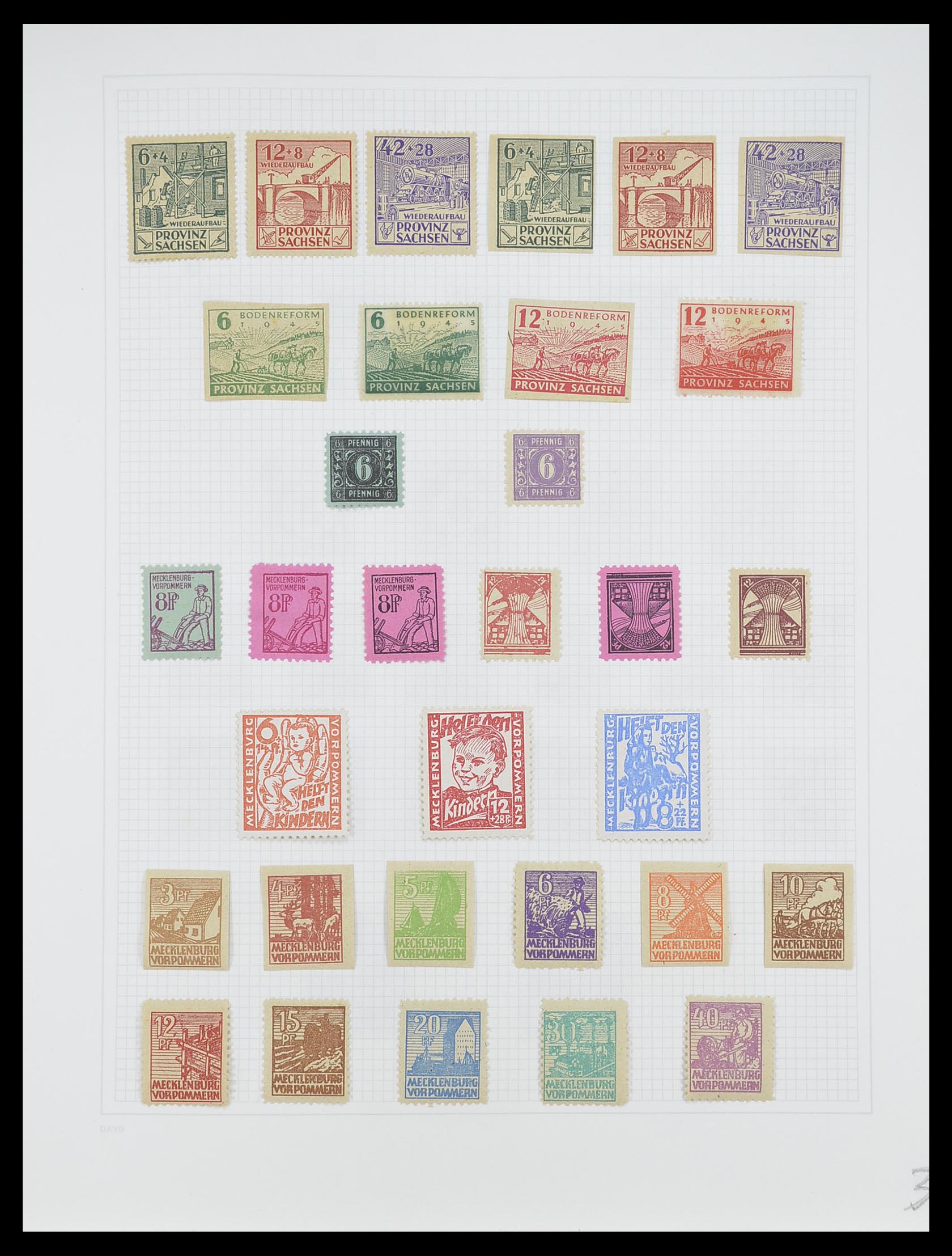 33956 003 - Postzegelverzameling 33956 Duitsland 1945-1969.