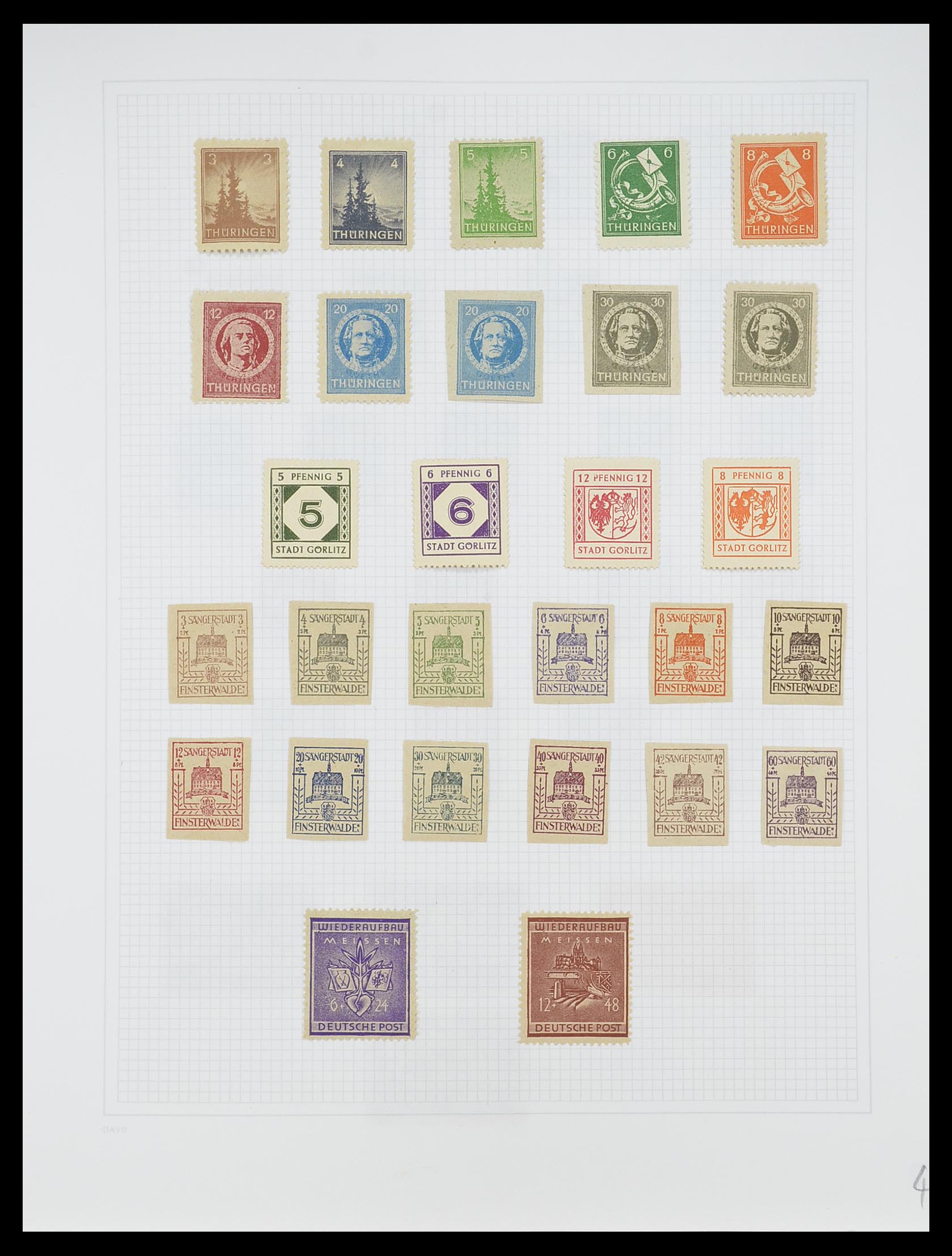 33956 004 - Stamp collection 33956 Germany 1945-1969.
