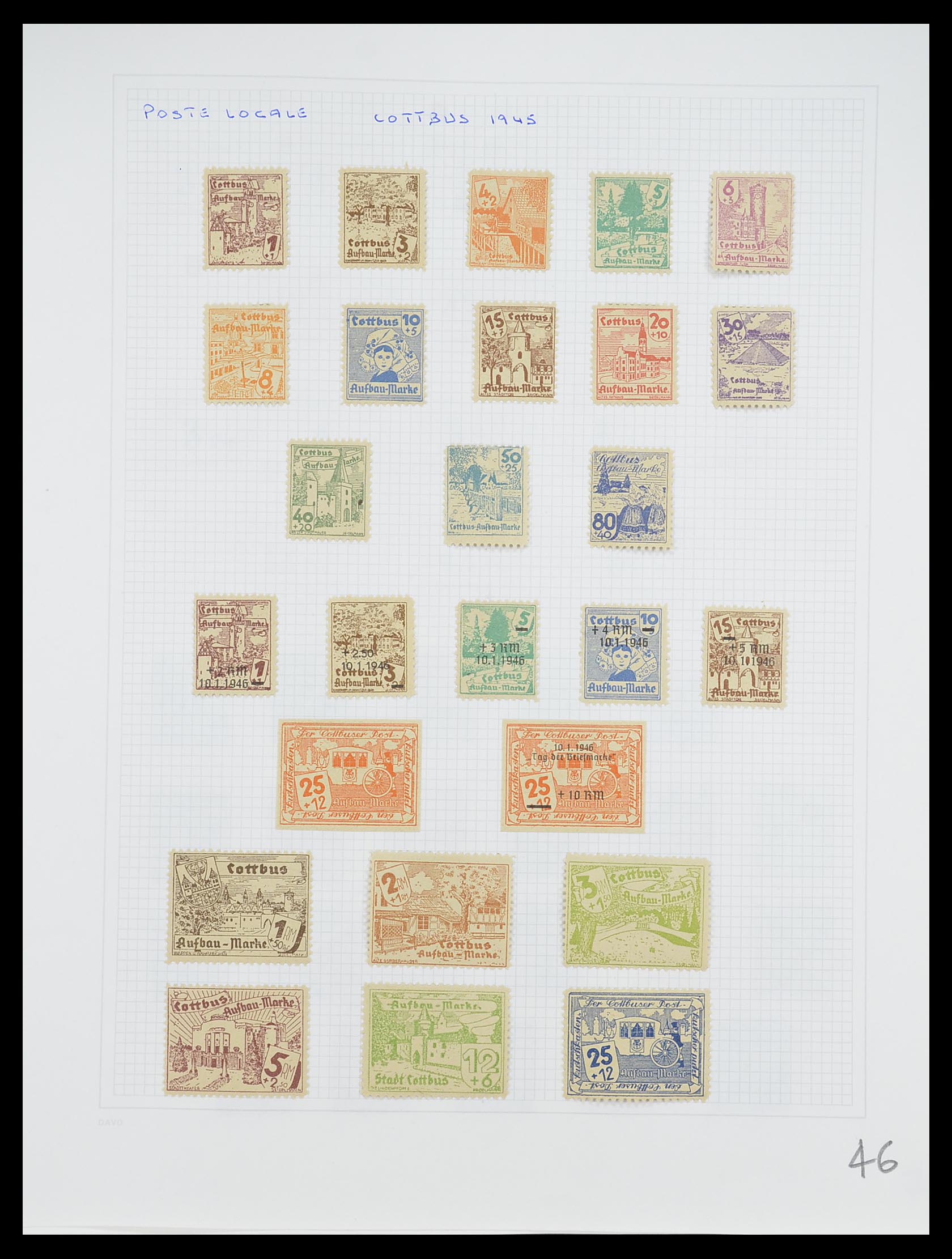 33956 007 - Stamp collection 33956 Germany 1945-1969.