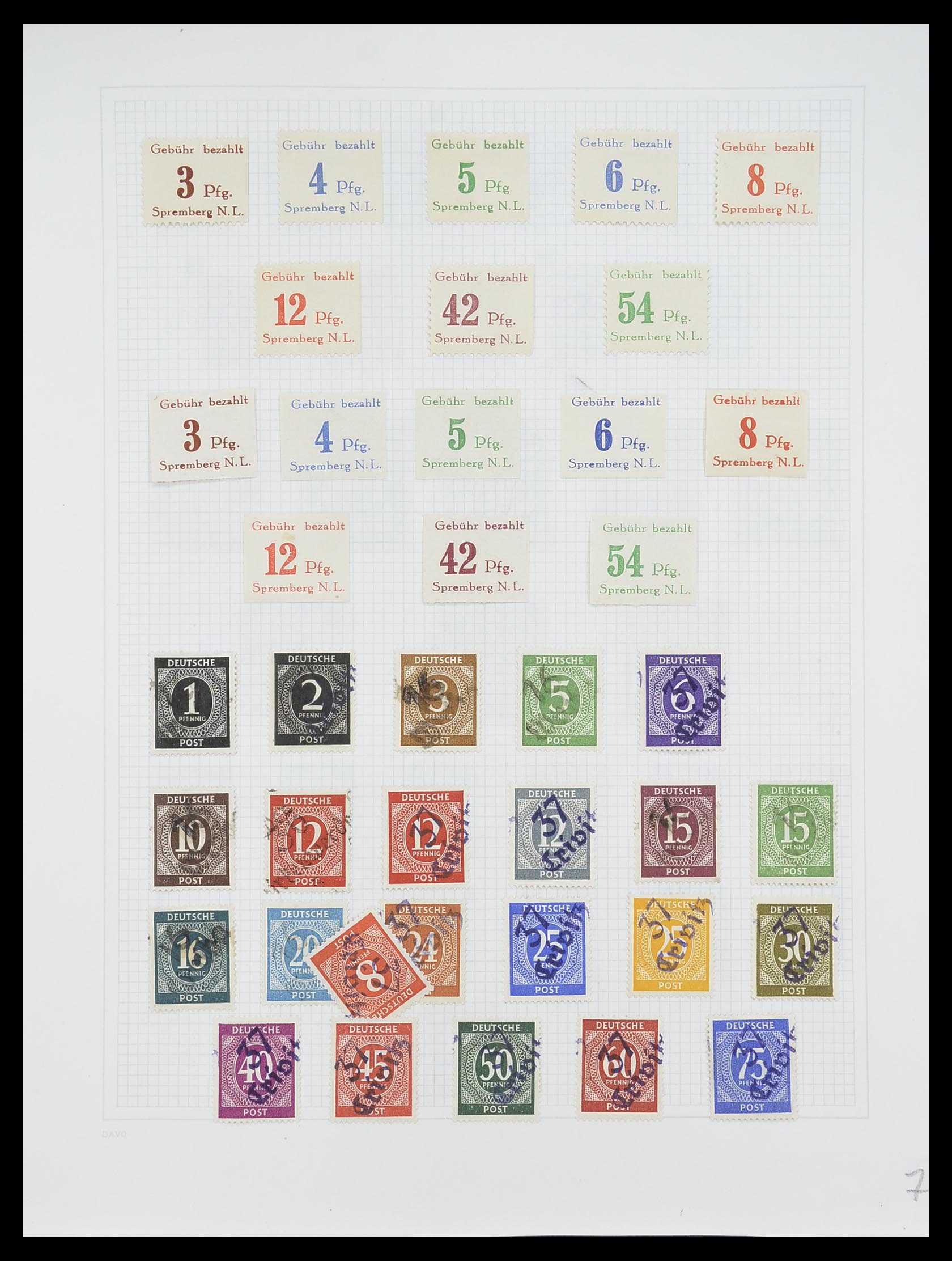 33956 008 - Postzegelverzameling 33956 Duitsland 1945-1969.