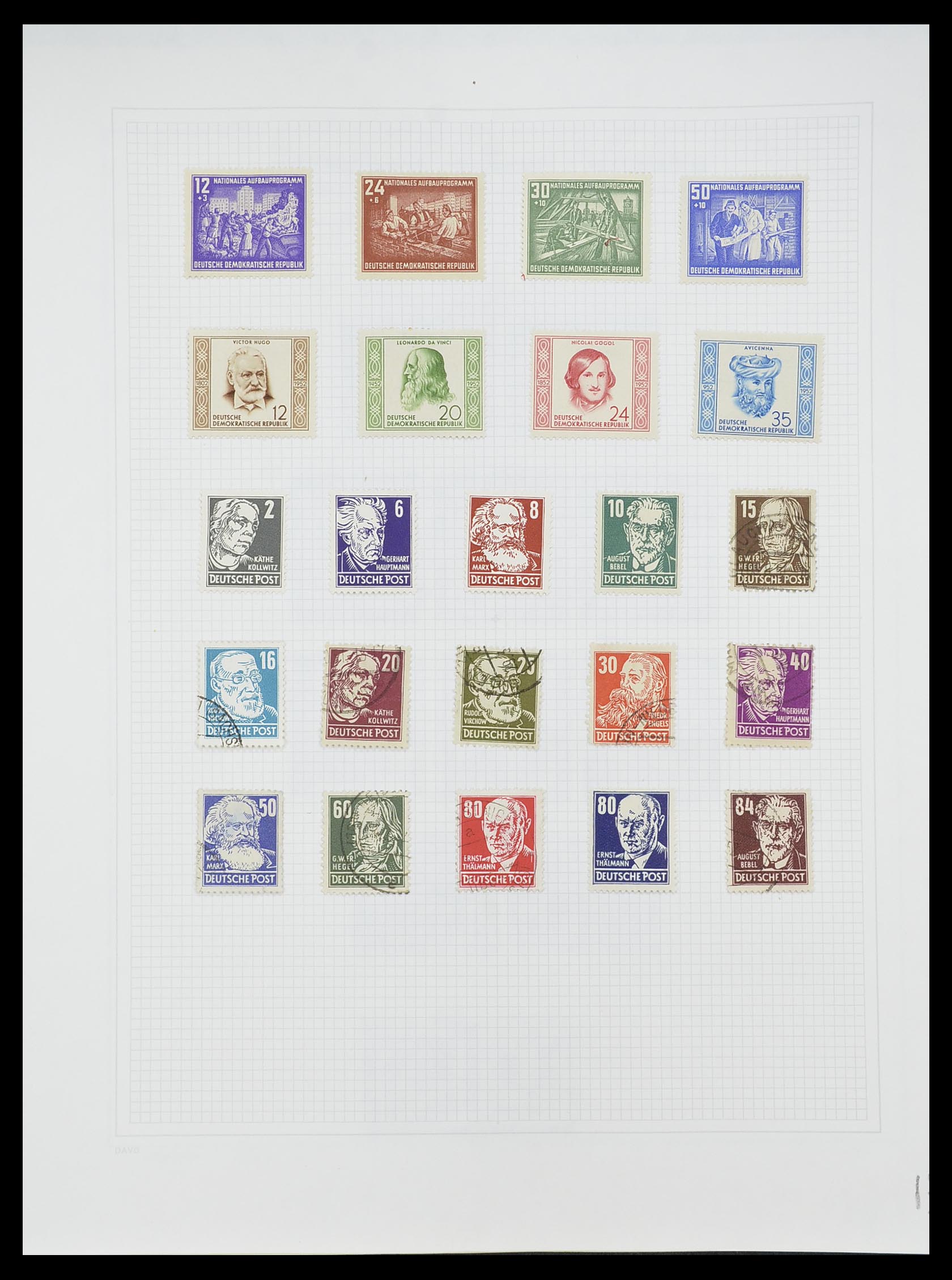 33956 014 - Postzegelverzameling 33956 Duitsland 1945-1969.
