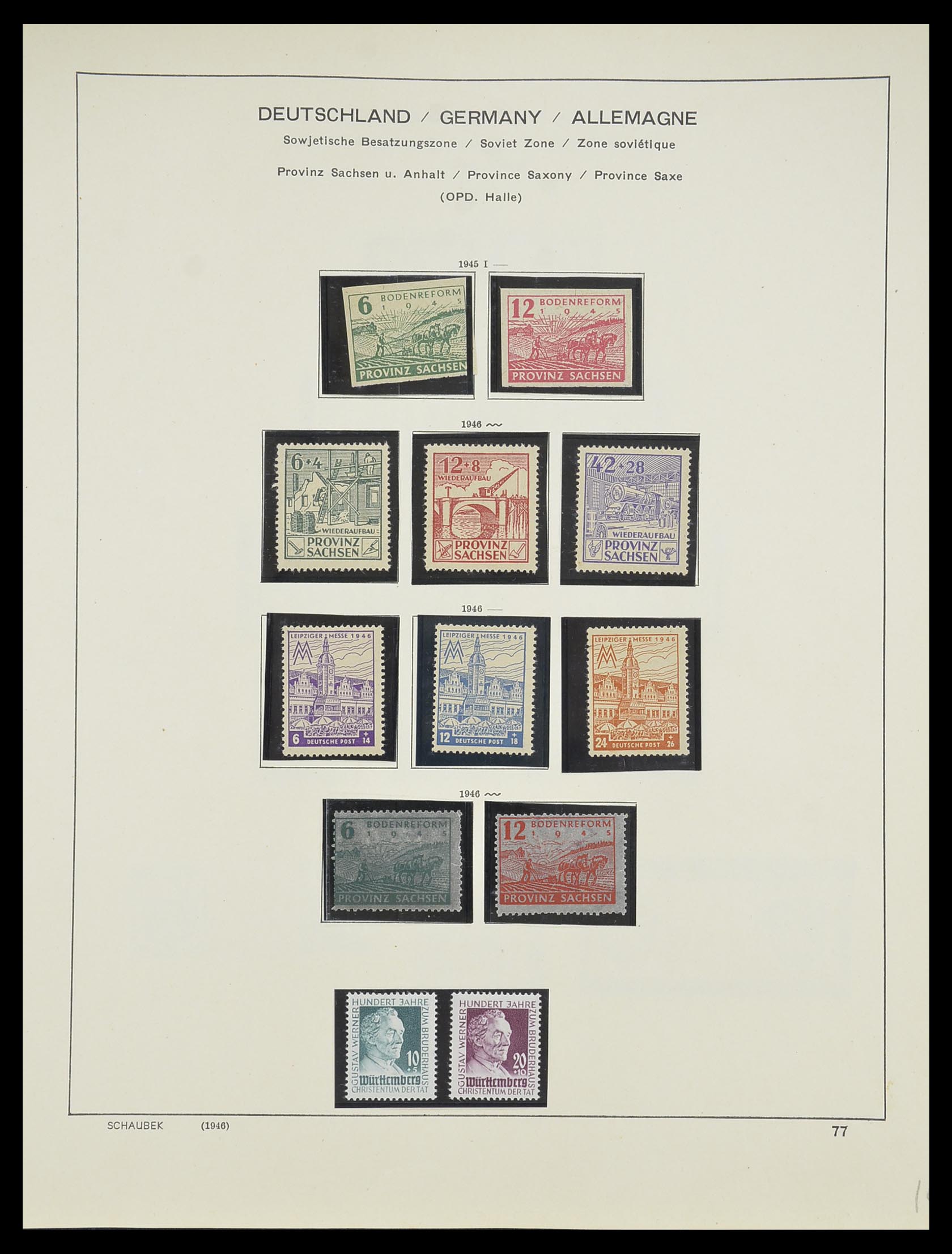 33956 015 - Postzegelverzameling 33956 Duitsland 1945-1969.