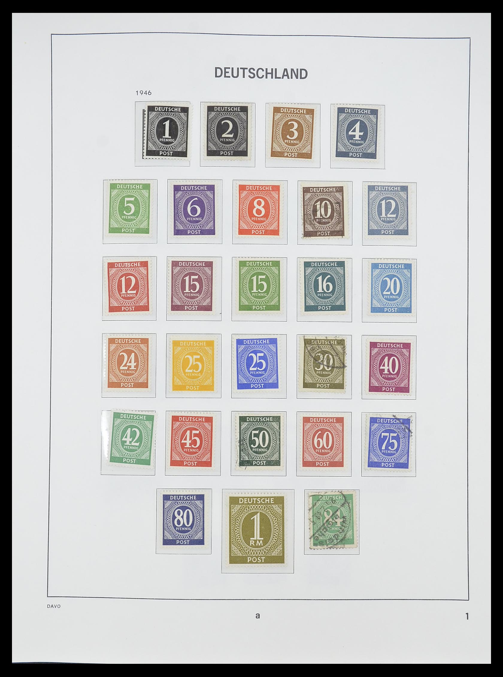 33956 020 - Postzegelverzameling 33956 Duitsland 1945-1969.