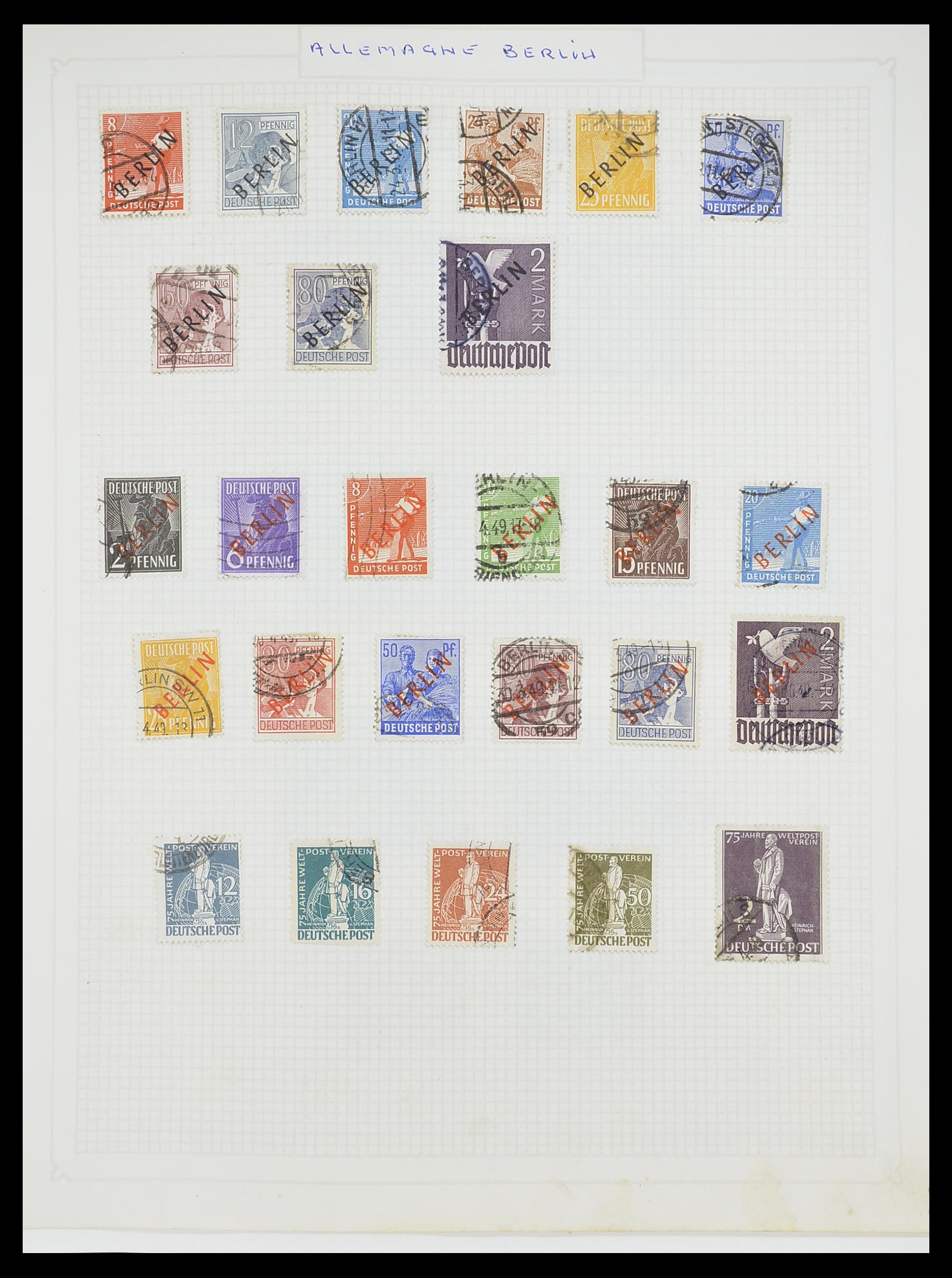 33956 022 - Stamp collection 33956 Germany 1945-1969.