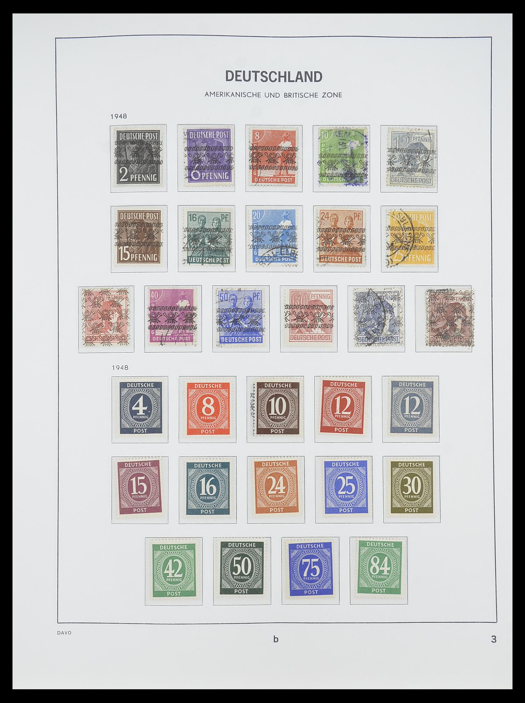 33956 025 - Stamp collection 33956 Germany 1945-1969.