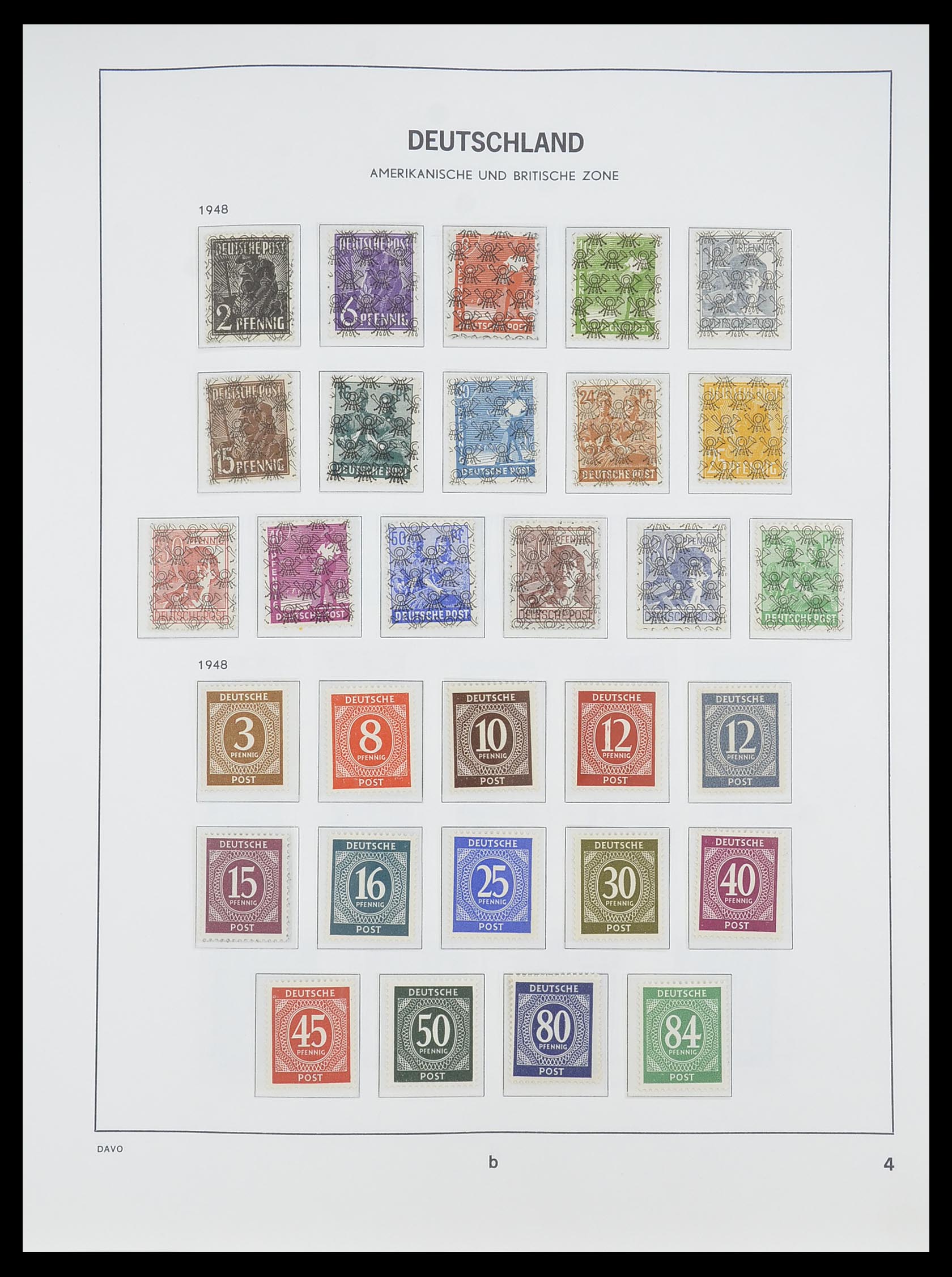 33956 026 - Stamp collection 33956 Germany 1945-1969.