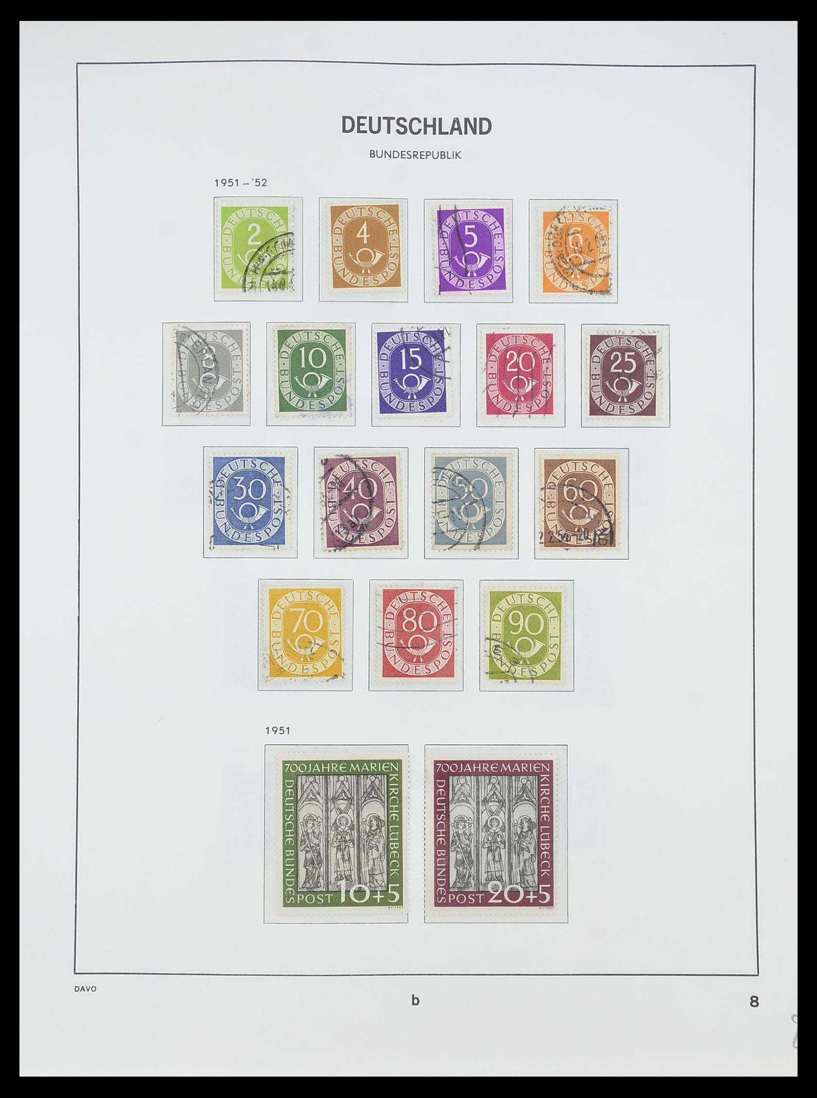33956 031 - Postzegelverzameling 33956 Duitsland 1945-1969.