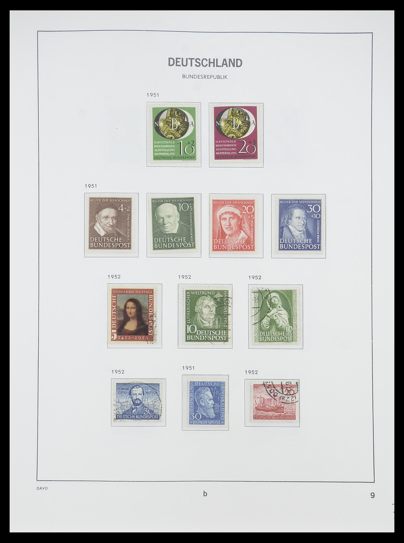 33956 032 - Postzegelverzameling 33956 Duitsland 1945-1969.