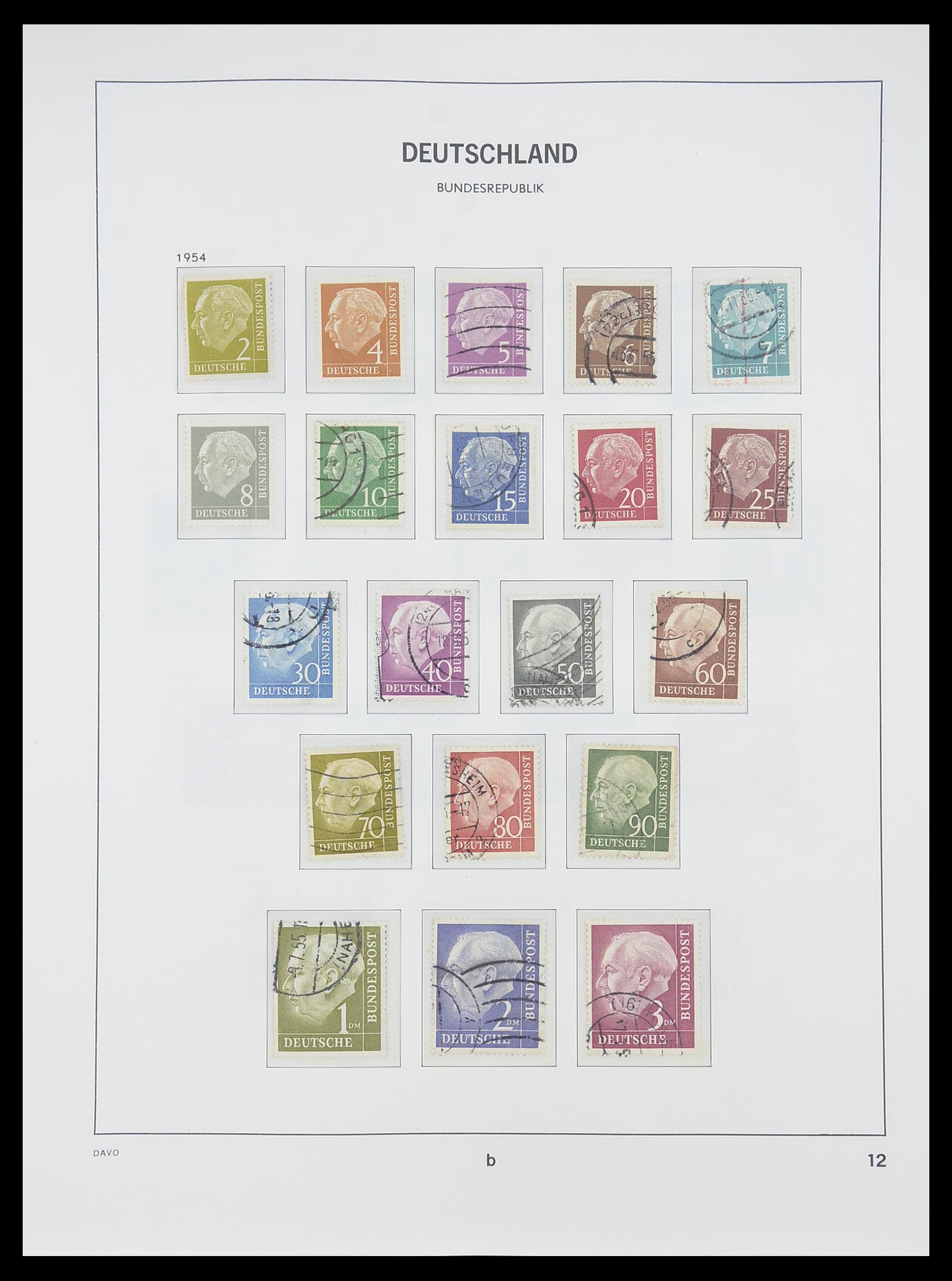 33956 035 - Stamp collection 33956 Germany 1945-1969.