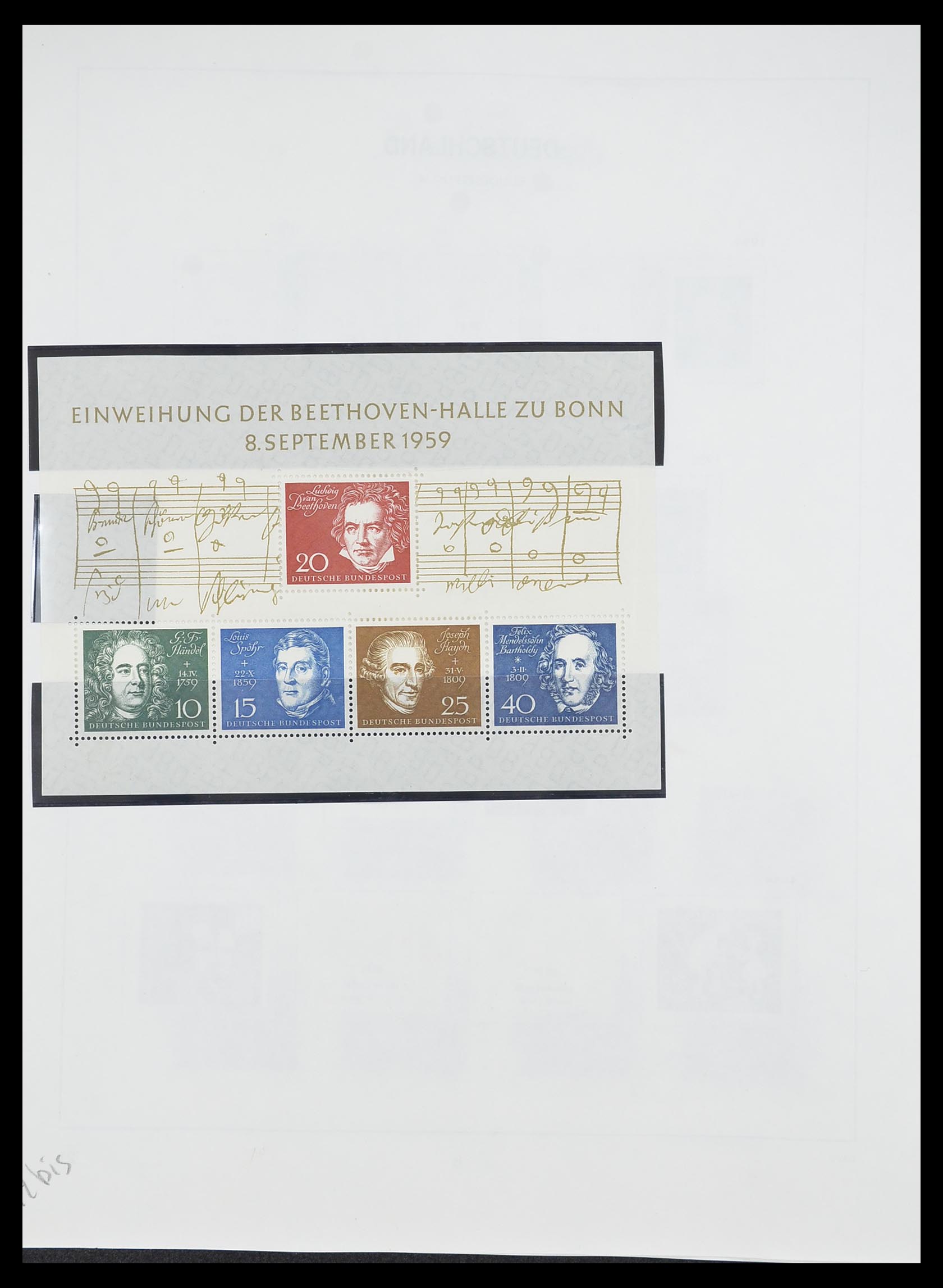 33956 045 - Postzegelverzameling 33956 Duitsland 1945-1969.
