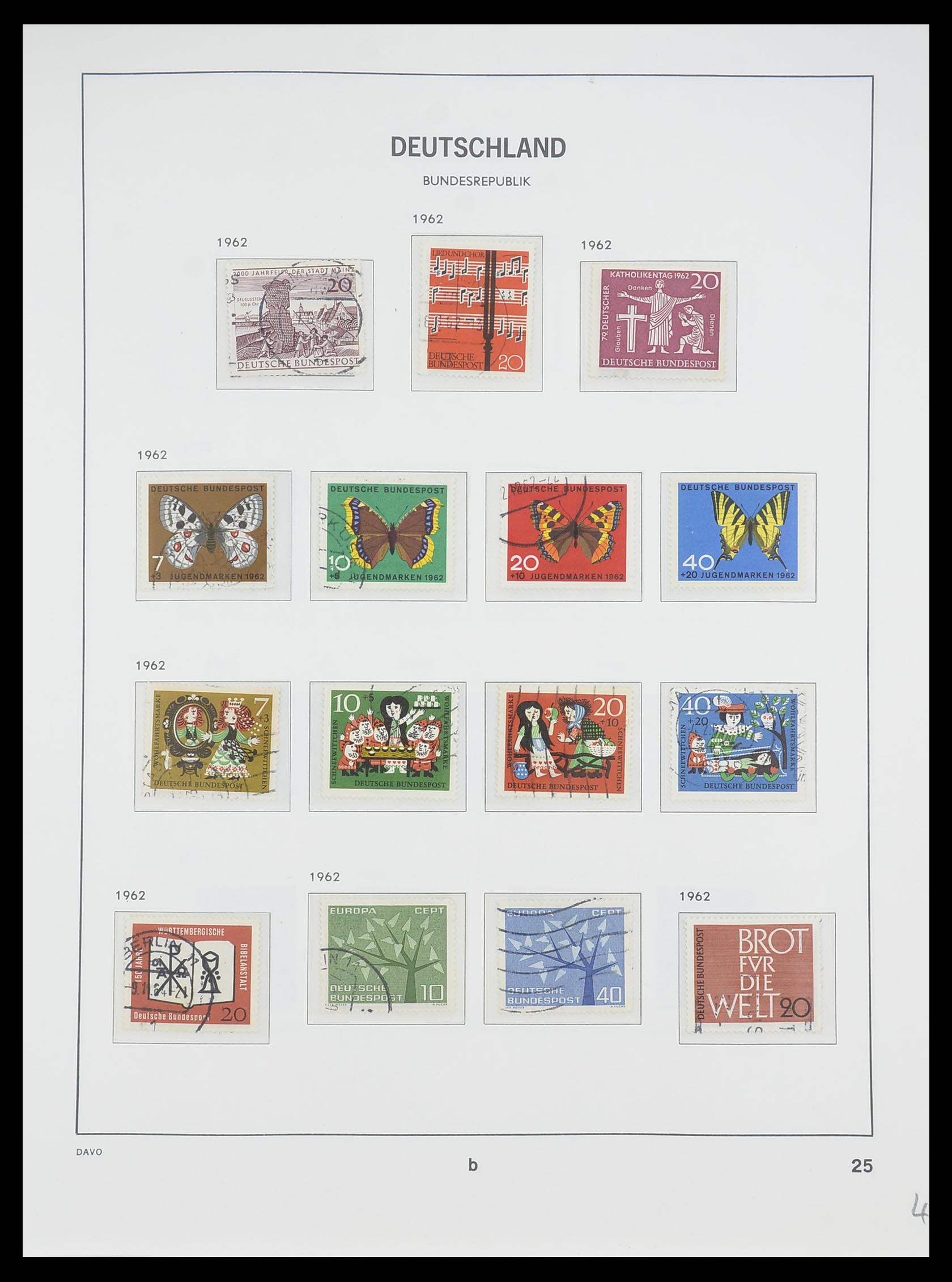 33956 049 - Stamp collection 33956 Germany 1945-1969.